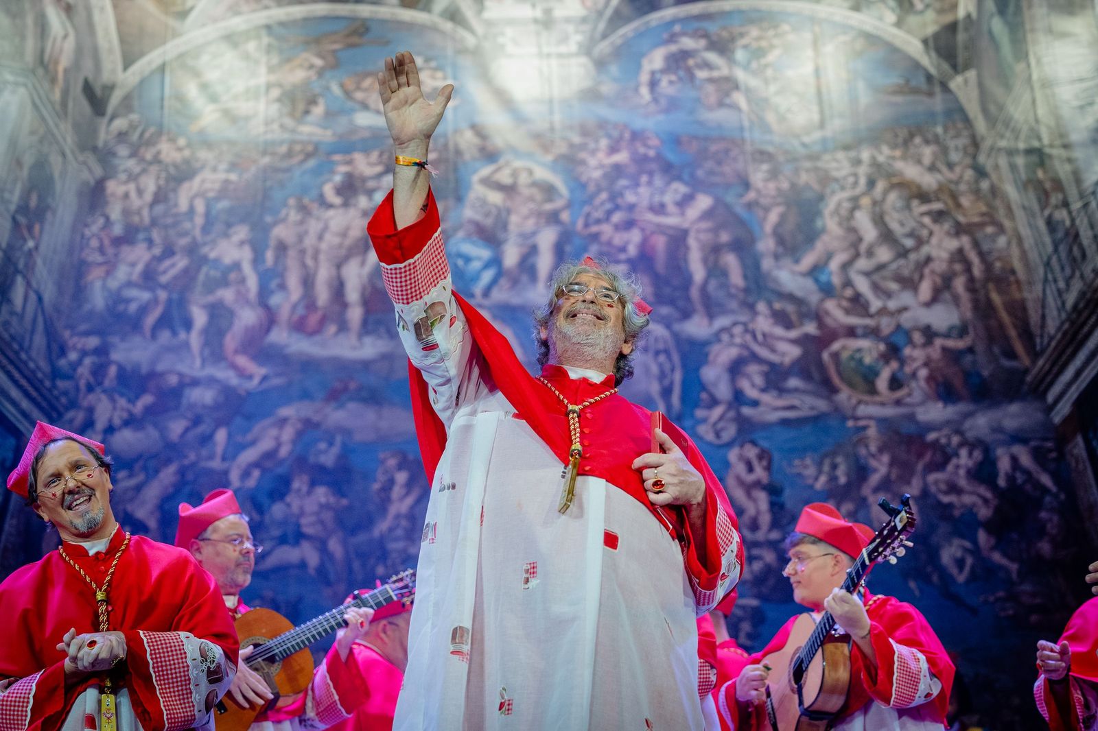 La chirigota 'Los que van a coger papas'.