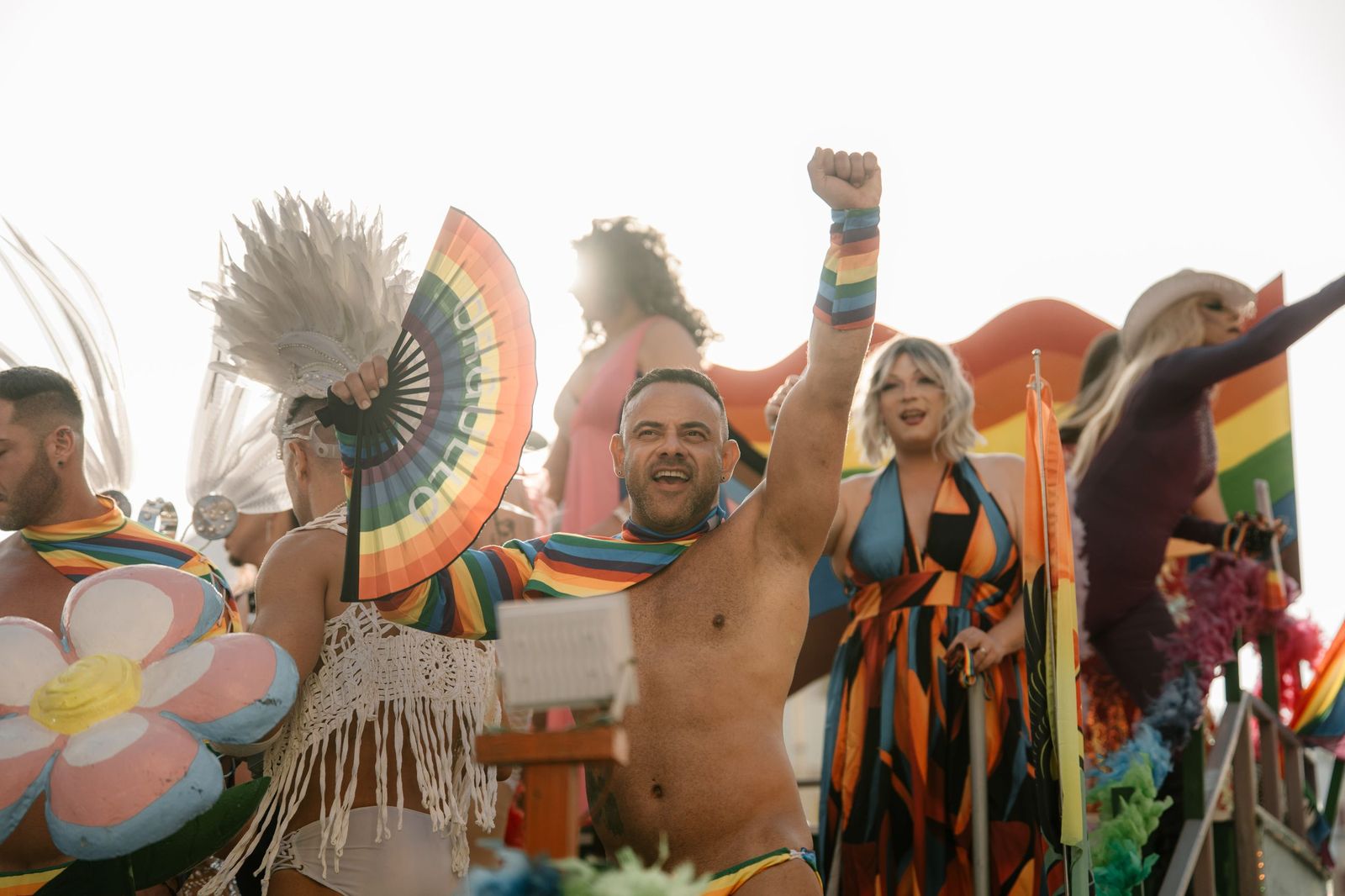 La Marcha del Orgullo LGTBI+ en Almería, en imágenes