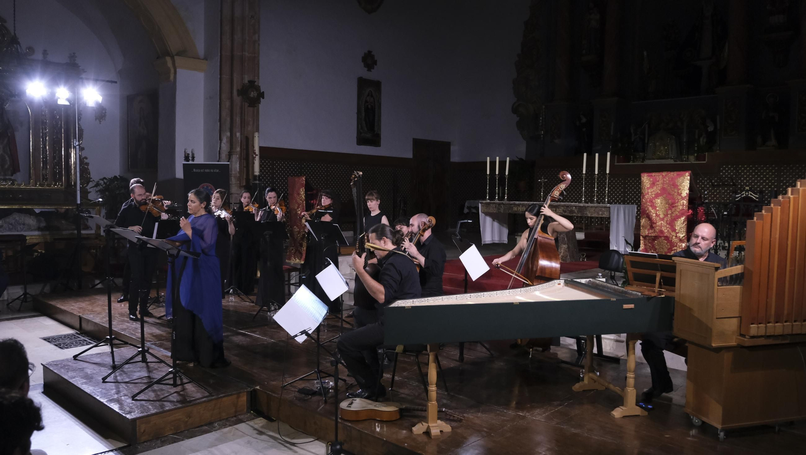 Concierto de Collegium Musicum Madrid, en el Festival de Vélez Blanco, en imágenes