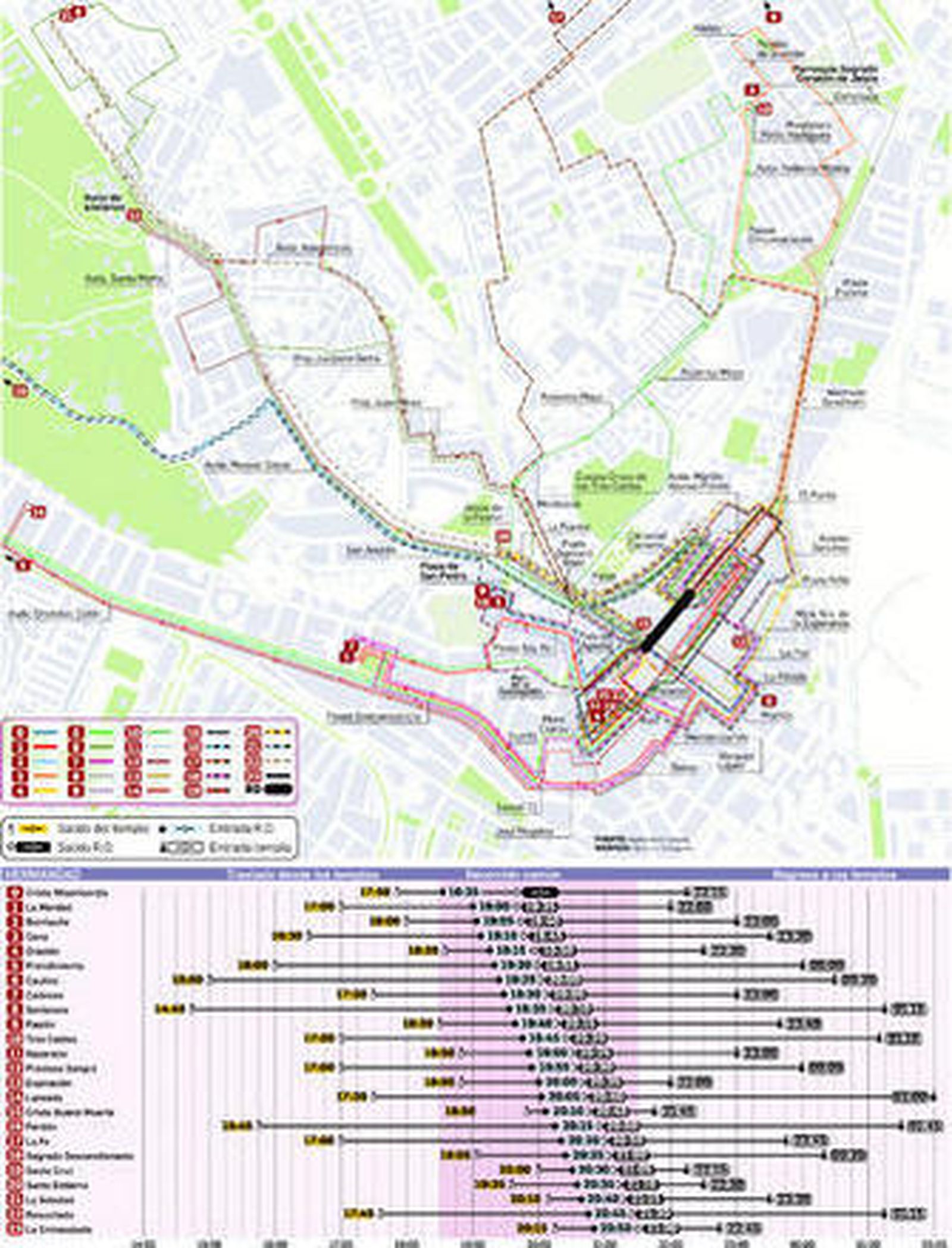 Acto en el corazón de la ciudad
