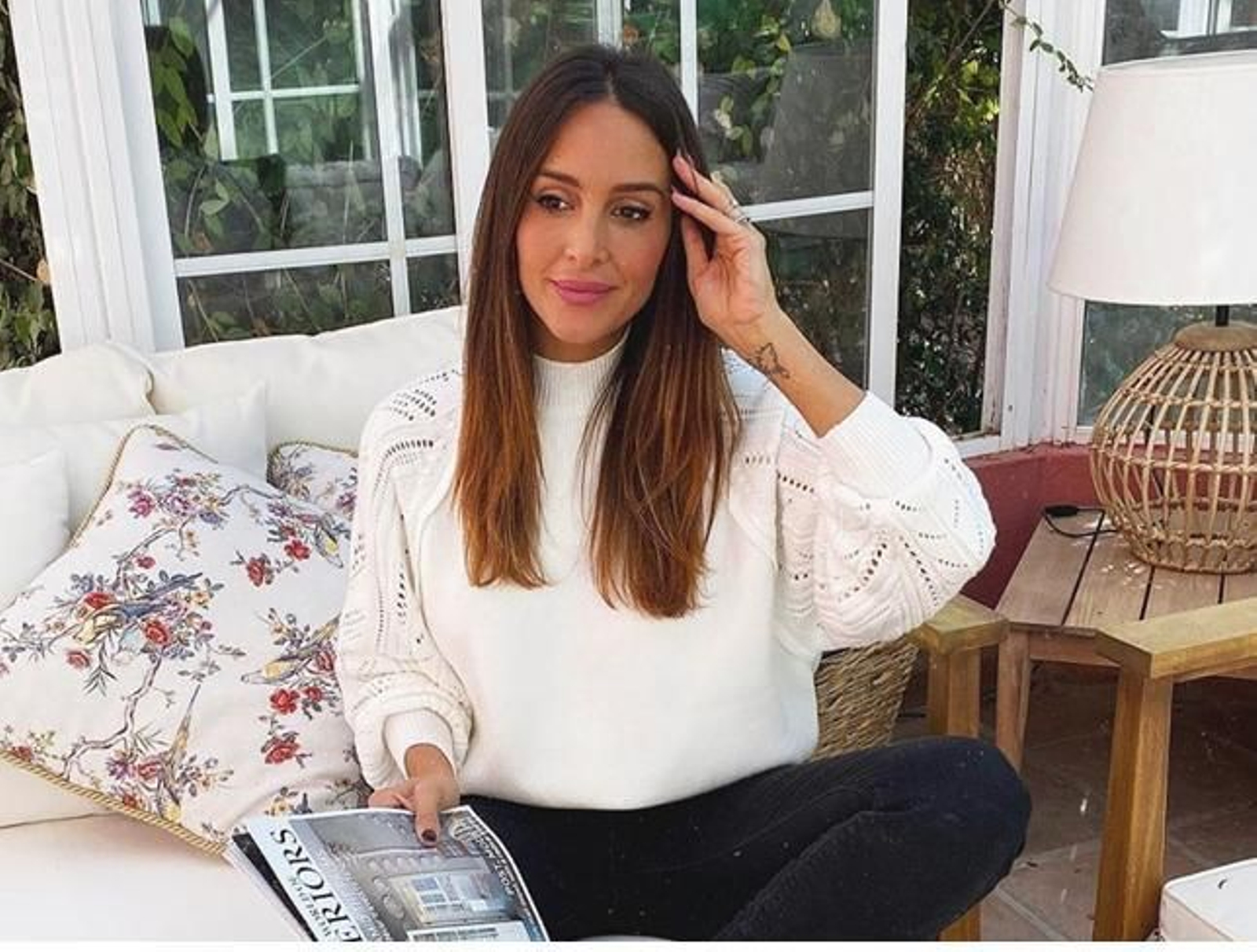 La 'influencer' ROcío Osorno en su casa.