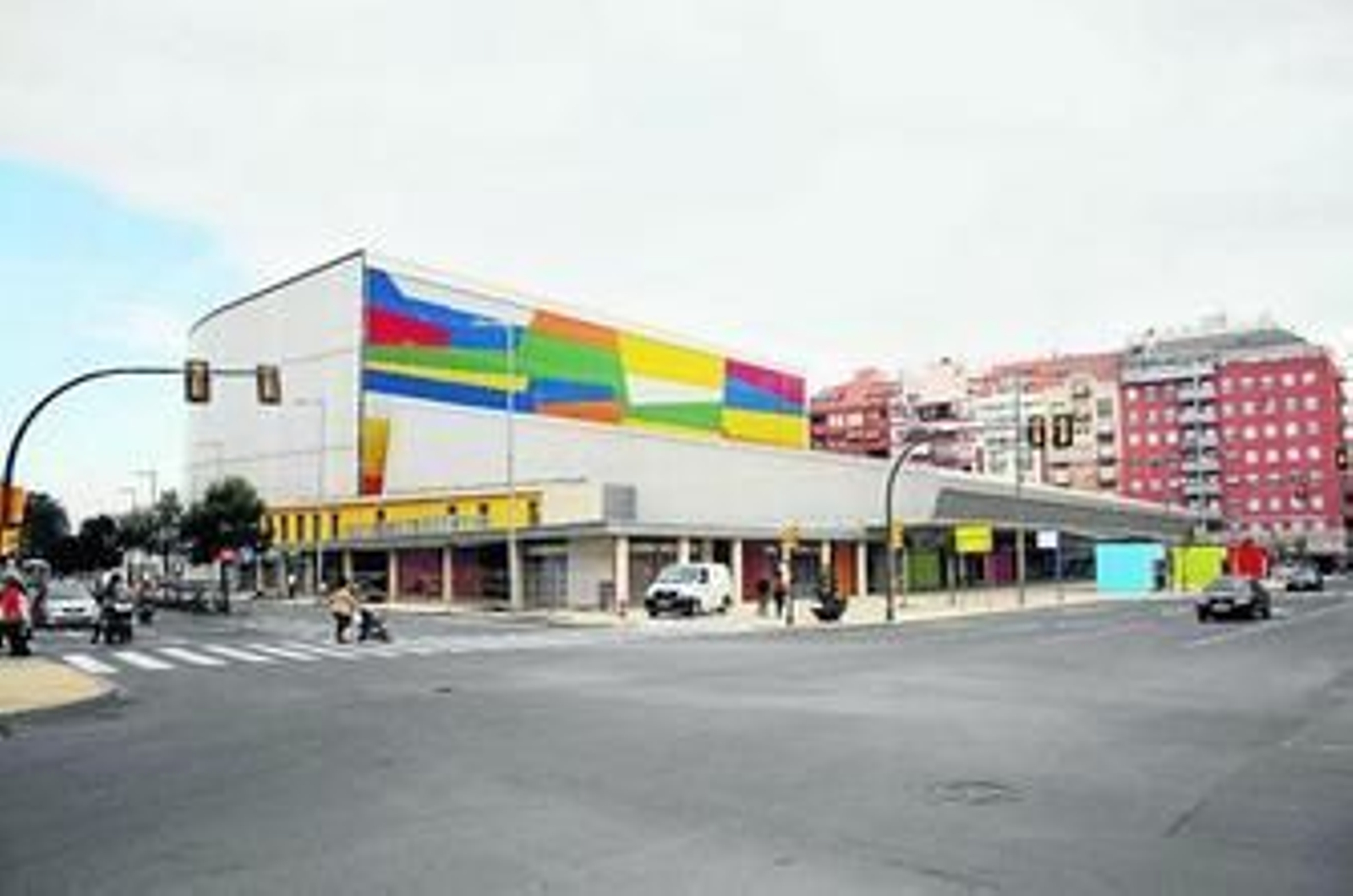 El edificio del Mercado del Carmen de Pescadería, aún pendiente de los últimos detalles.