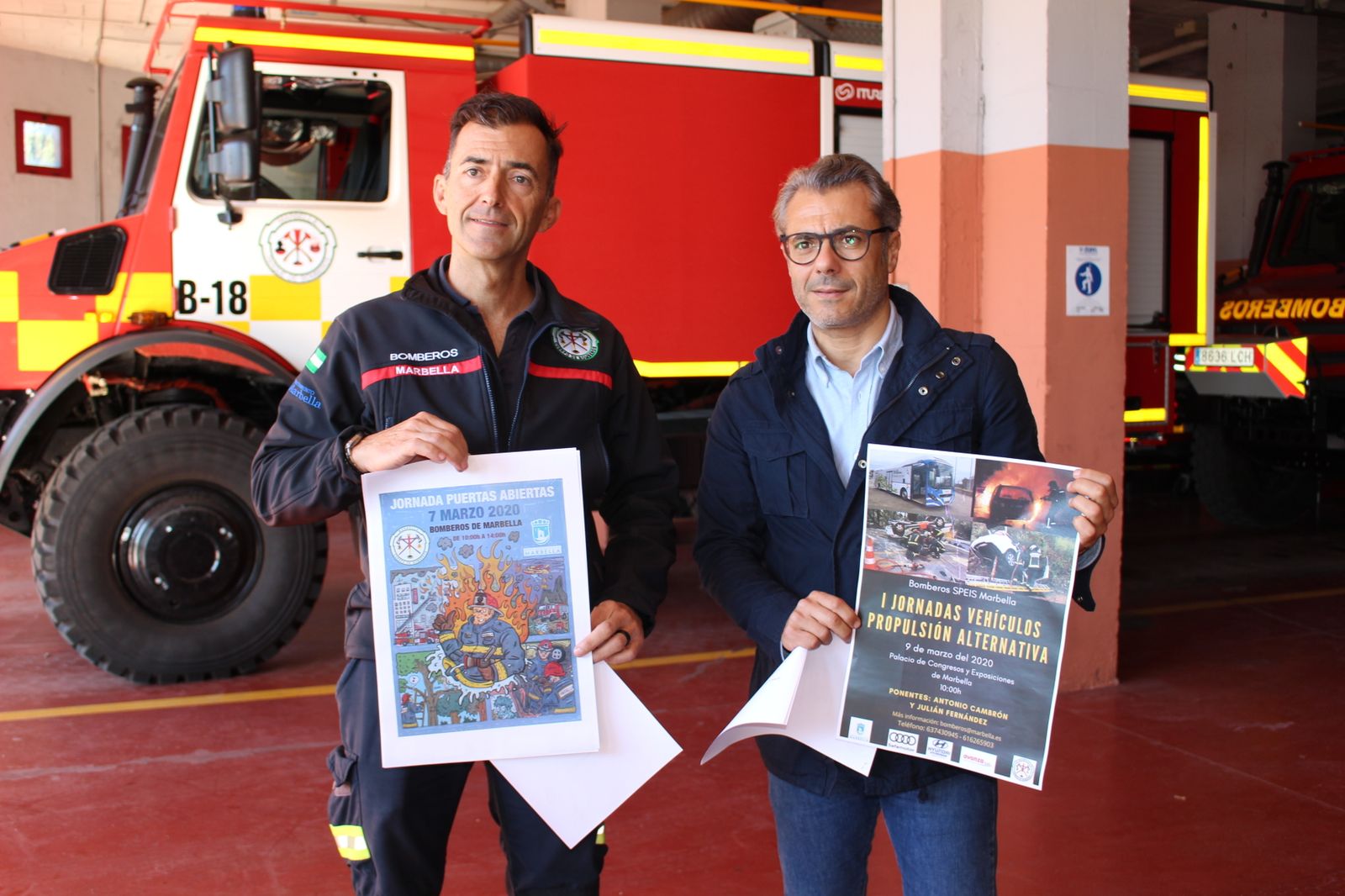 Medardo Tudela (izq.) y José Eduardo Díaz.