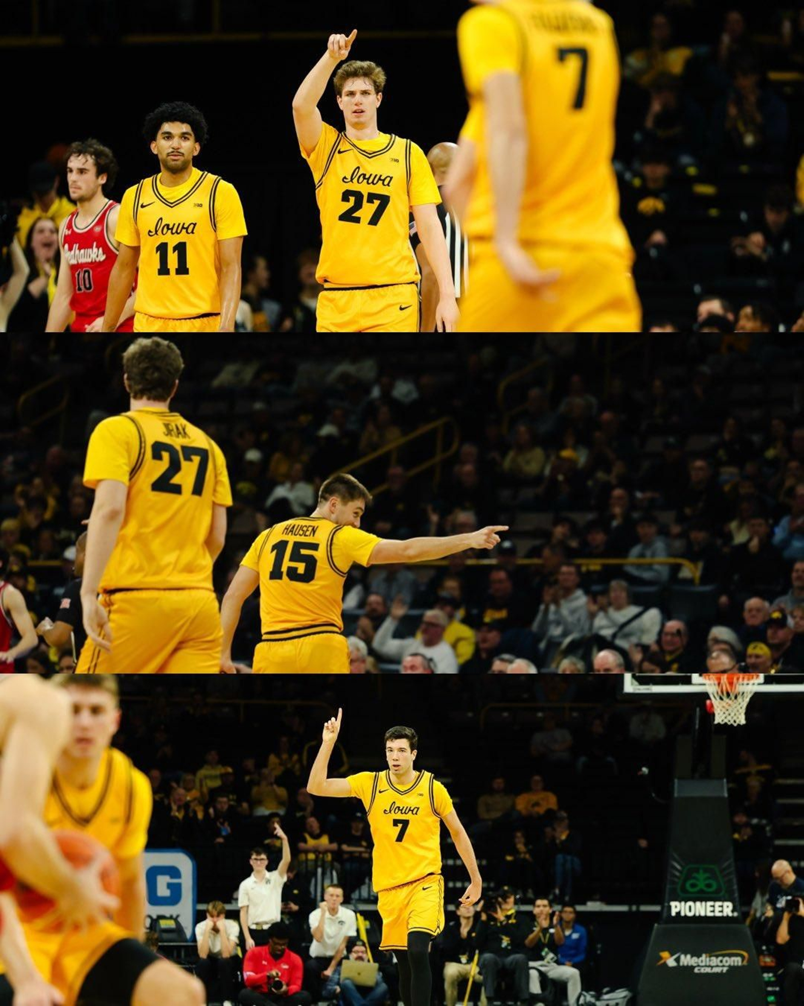 NCAA: Álvaro Folgueiras, 16 puntos y cinco rebotes para seguir haciendo ruido