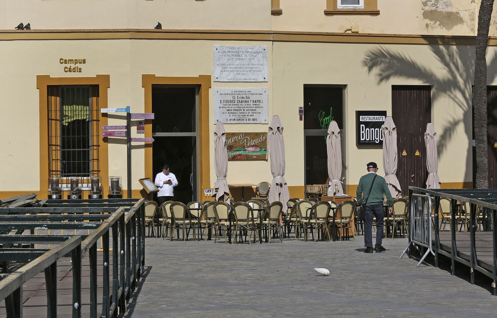 Imágenes del estado de alarma en cadiz - día 2