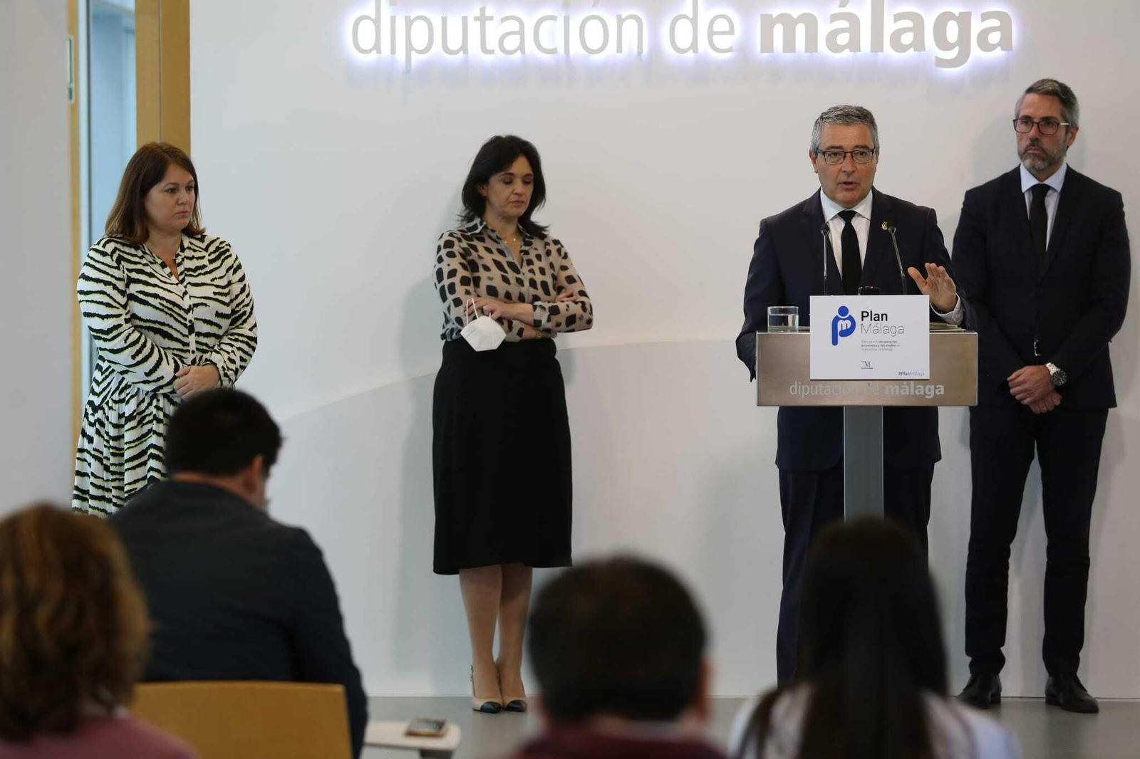 Francisco Salado durante un acto en la Diputación de Málaga