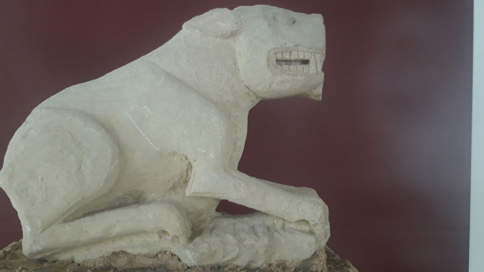 La Leona ocupa un lugar destacado en la Casa de las Columnas.