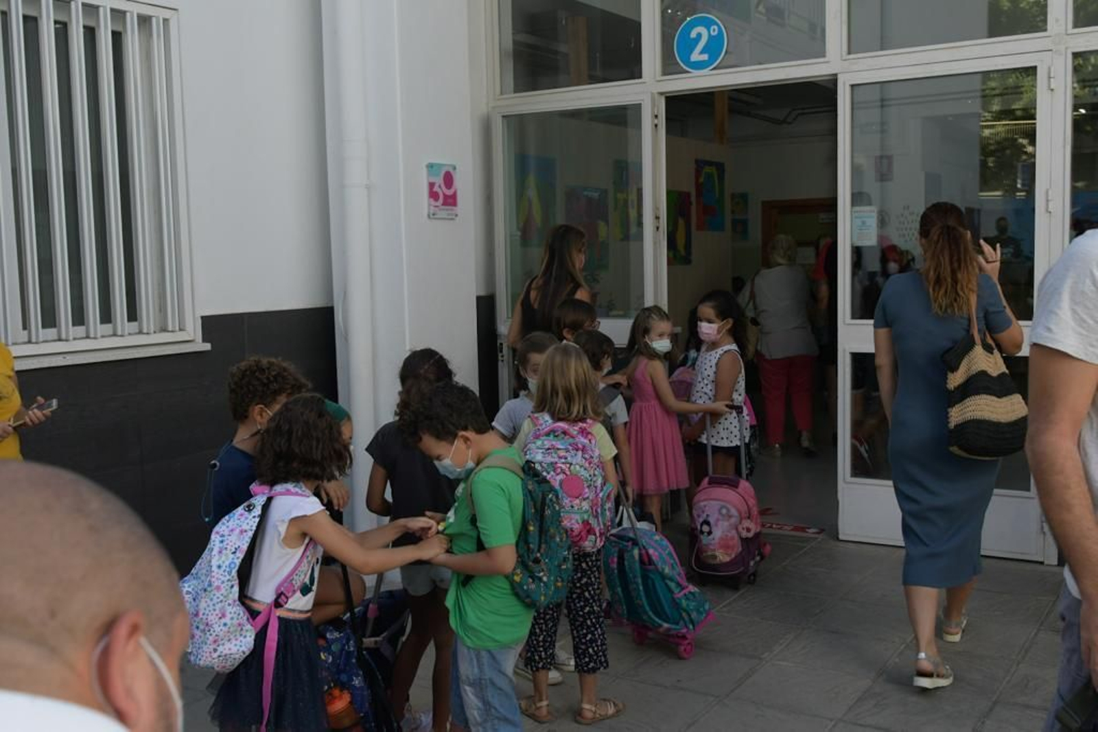 La vuelta al cole en Granada en imágenes