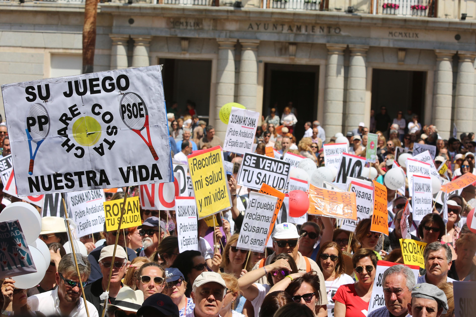 Las Imágenes de la Manifestación por una Sanidad Digna