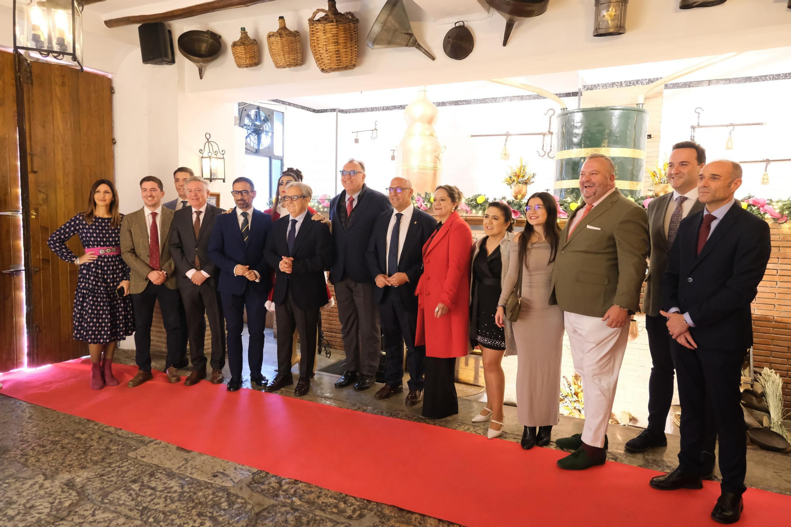 Inauguración de la campaña de Navidad en Rute.