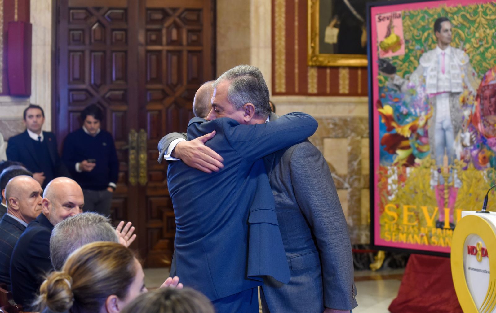 La presentación del cartel de las Fiestas de Primavera de Sevilla 2024, en imágenes