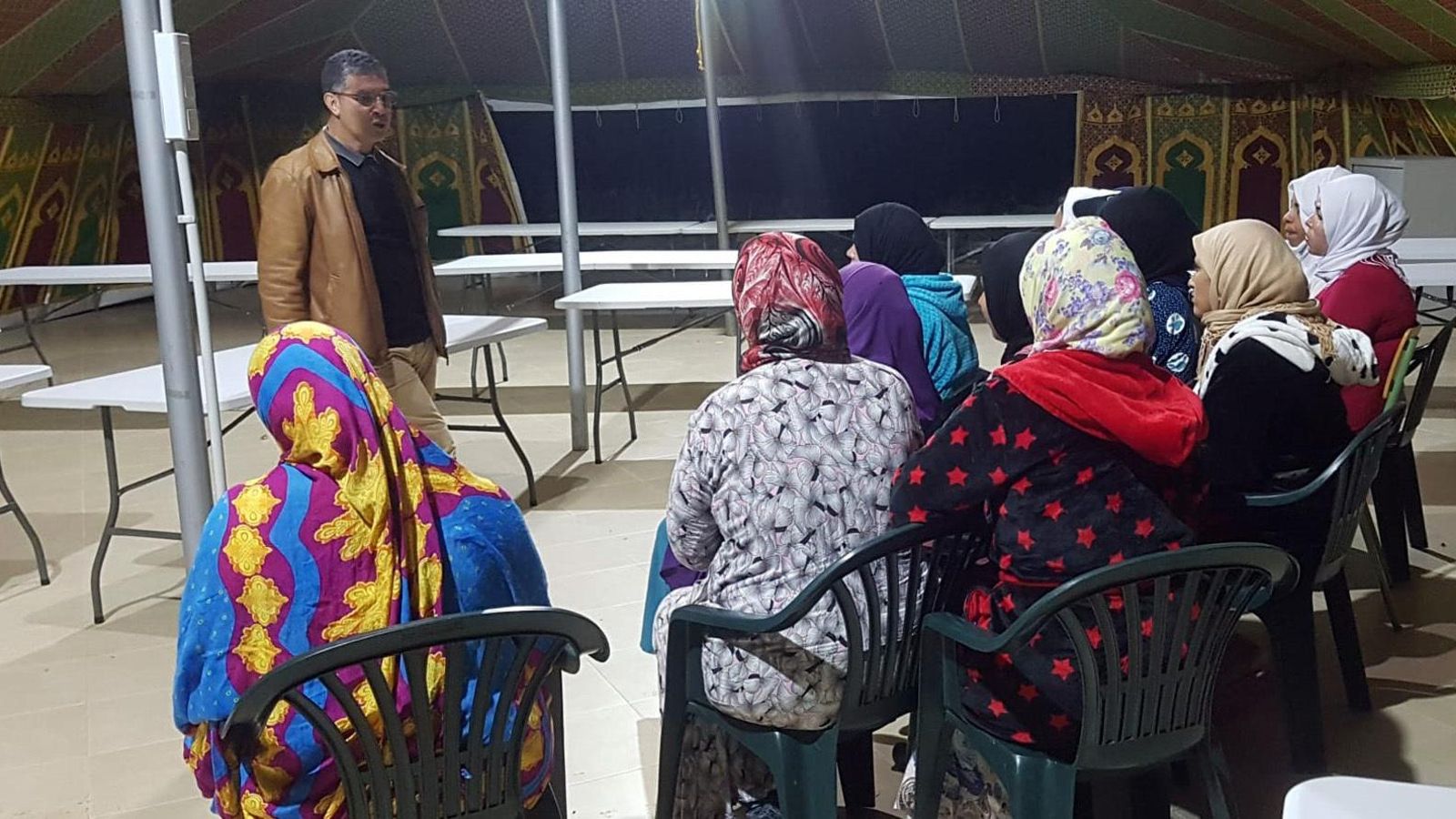 Una de las sesiones formativas en los inicios del proyecto