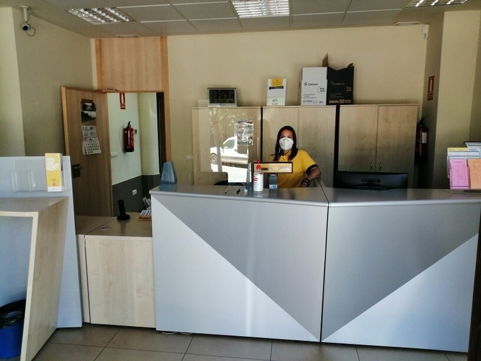 La oficina de Correos en Gerena.