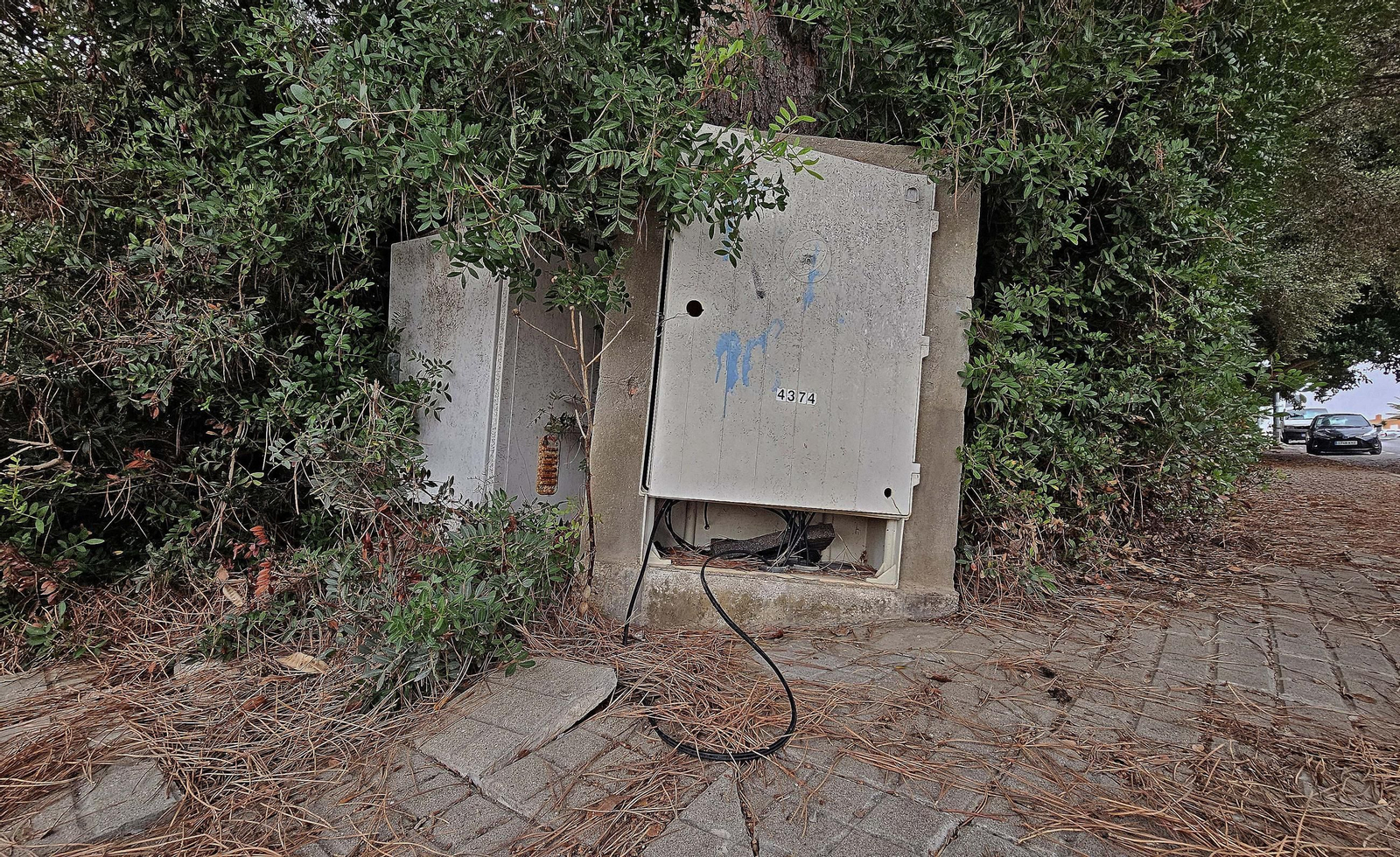 Fotos de los desperfectos en las barriadas de Getares en Algeciras