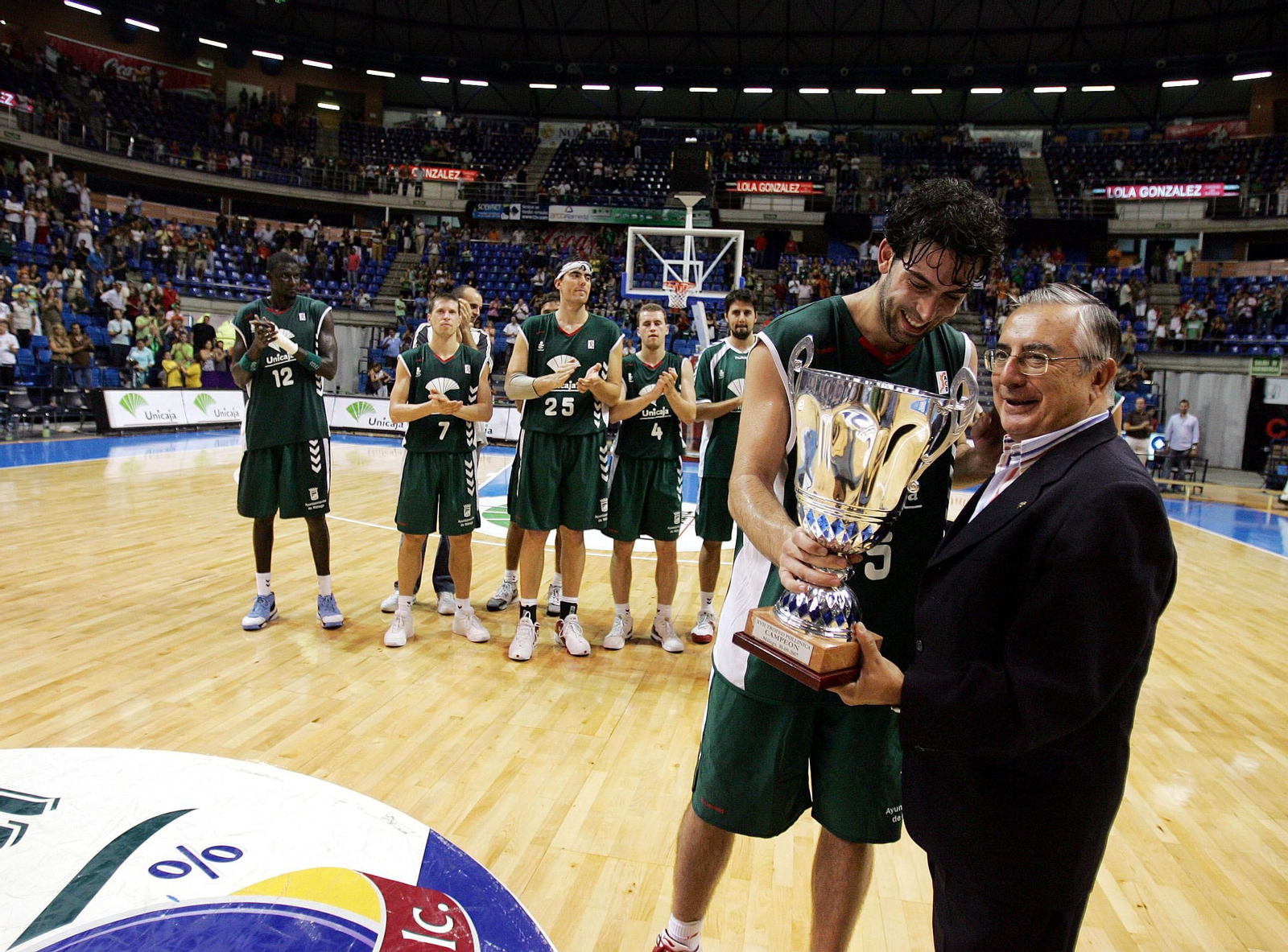 Francisco de Paula Molina, en su etapa al frente del Unicaja