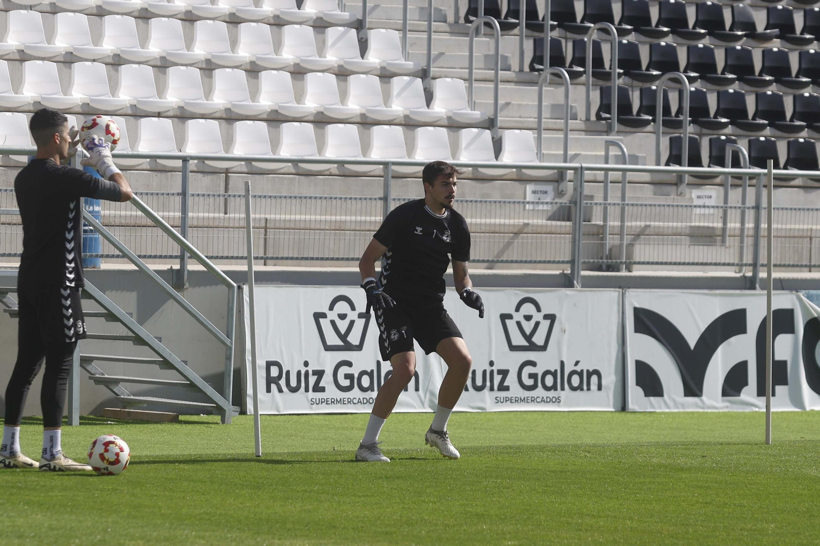 Fotos del último entrenamiento de la Balona antes del decisivo partido ante el líder