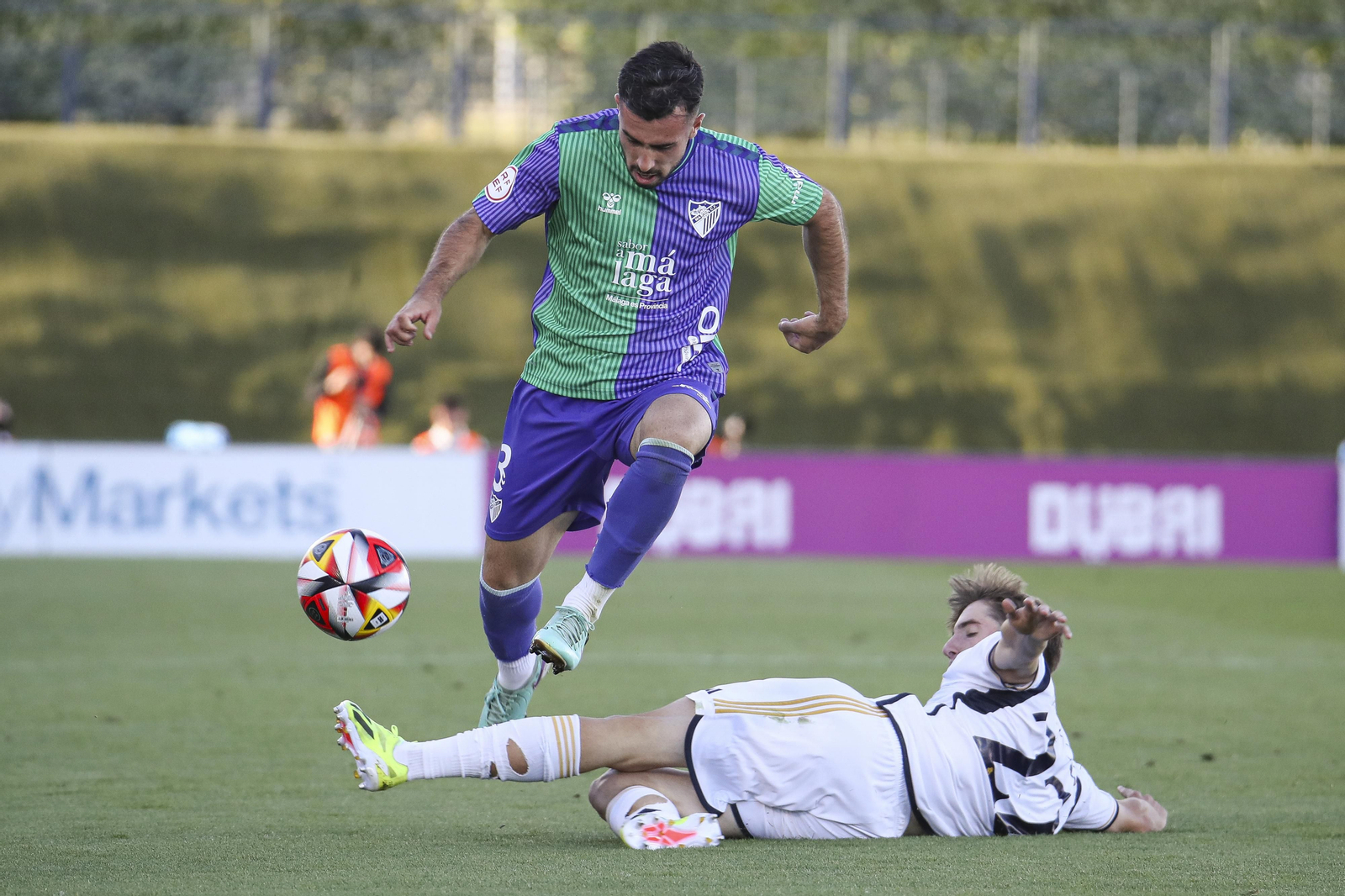 El Málaga CF-Real Madrid Castilla, en fotos