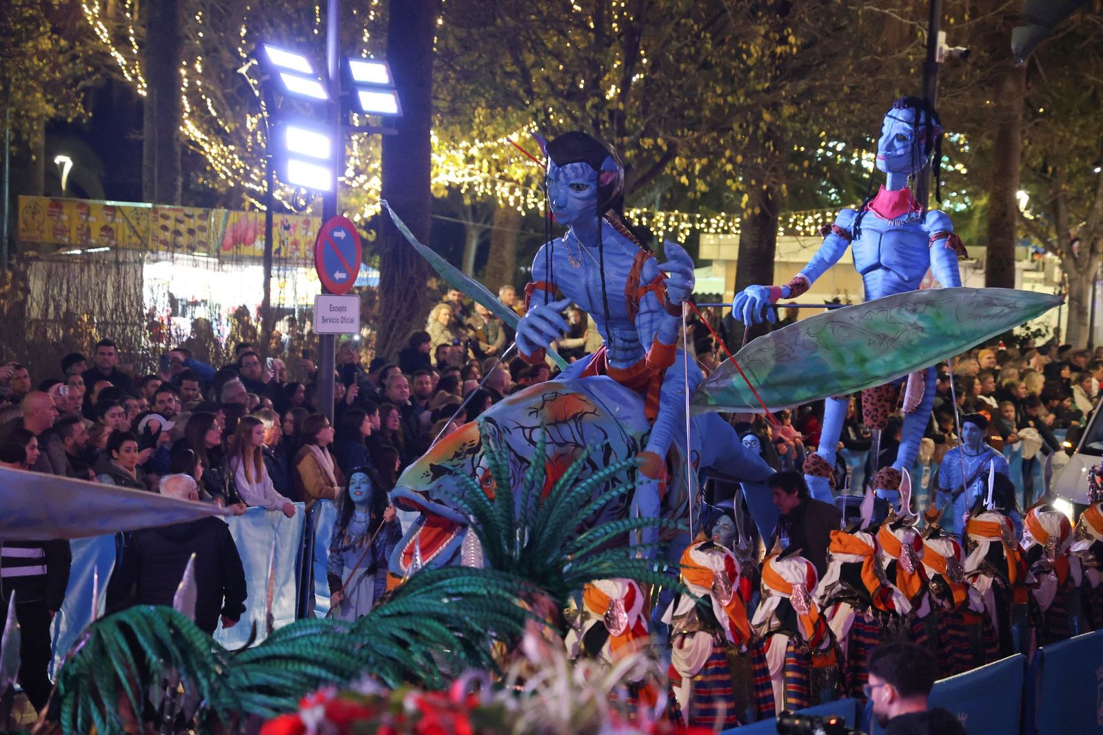 Los Reyes Magos llenan Málaga de ilusión tras la lluvia
