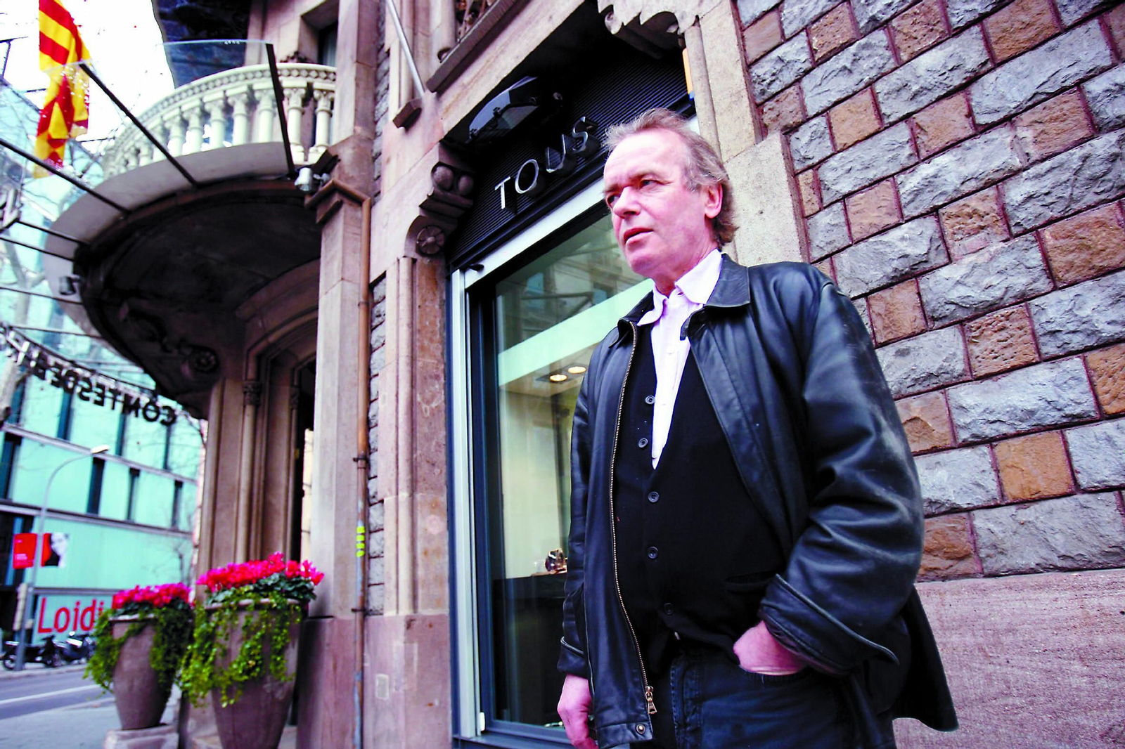 Martin Amis, fotografiado en una visita a Barcelona.