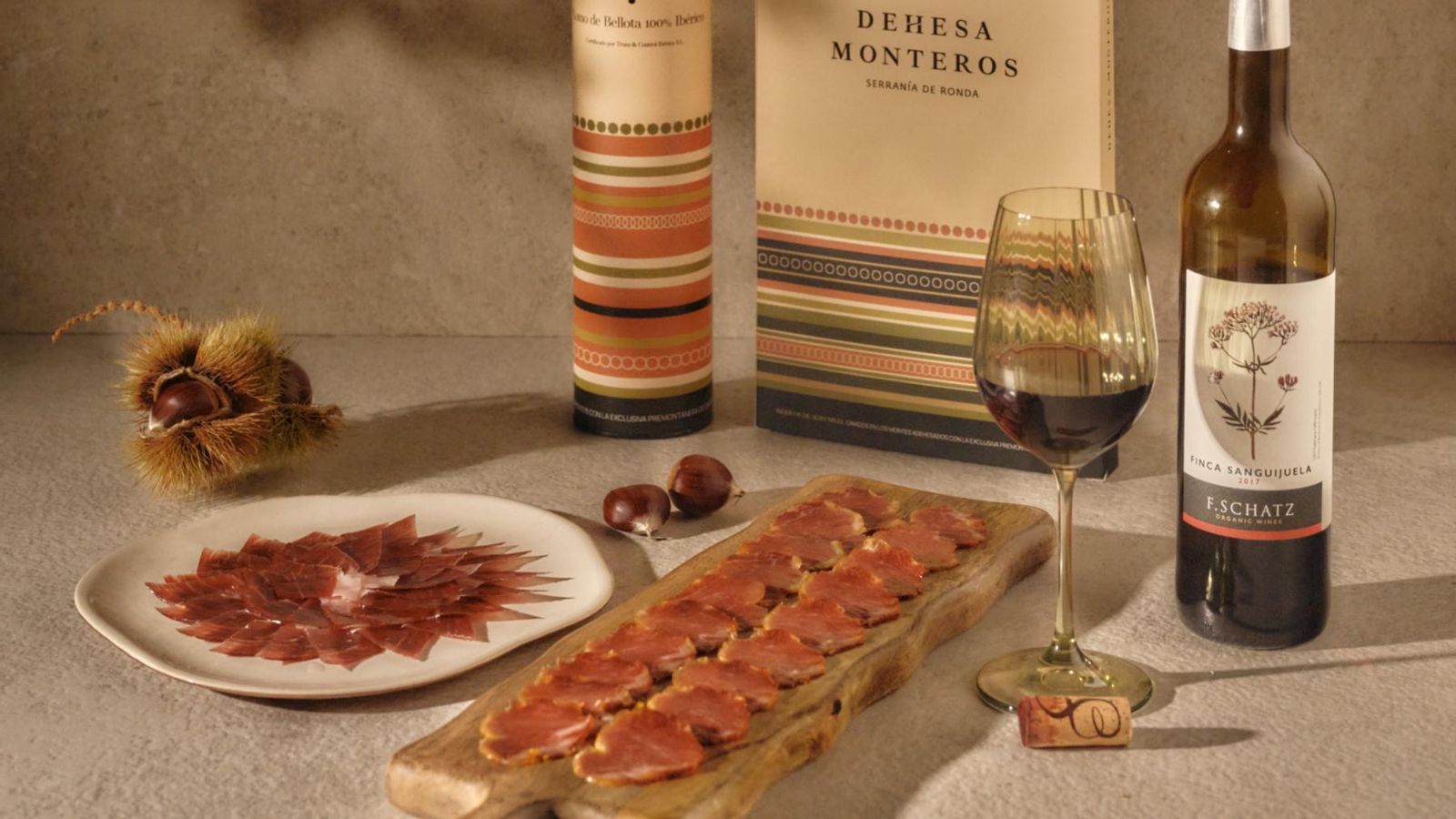 Así luce el Aperitivo Rondeño de Dehesa Monteros.