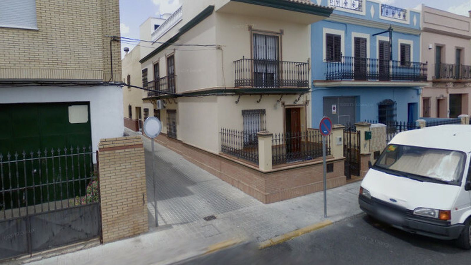 Cruce de las calles Granada y Jaén, donde ocurrió el incendio.