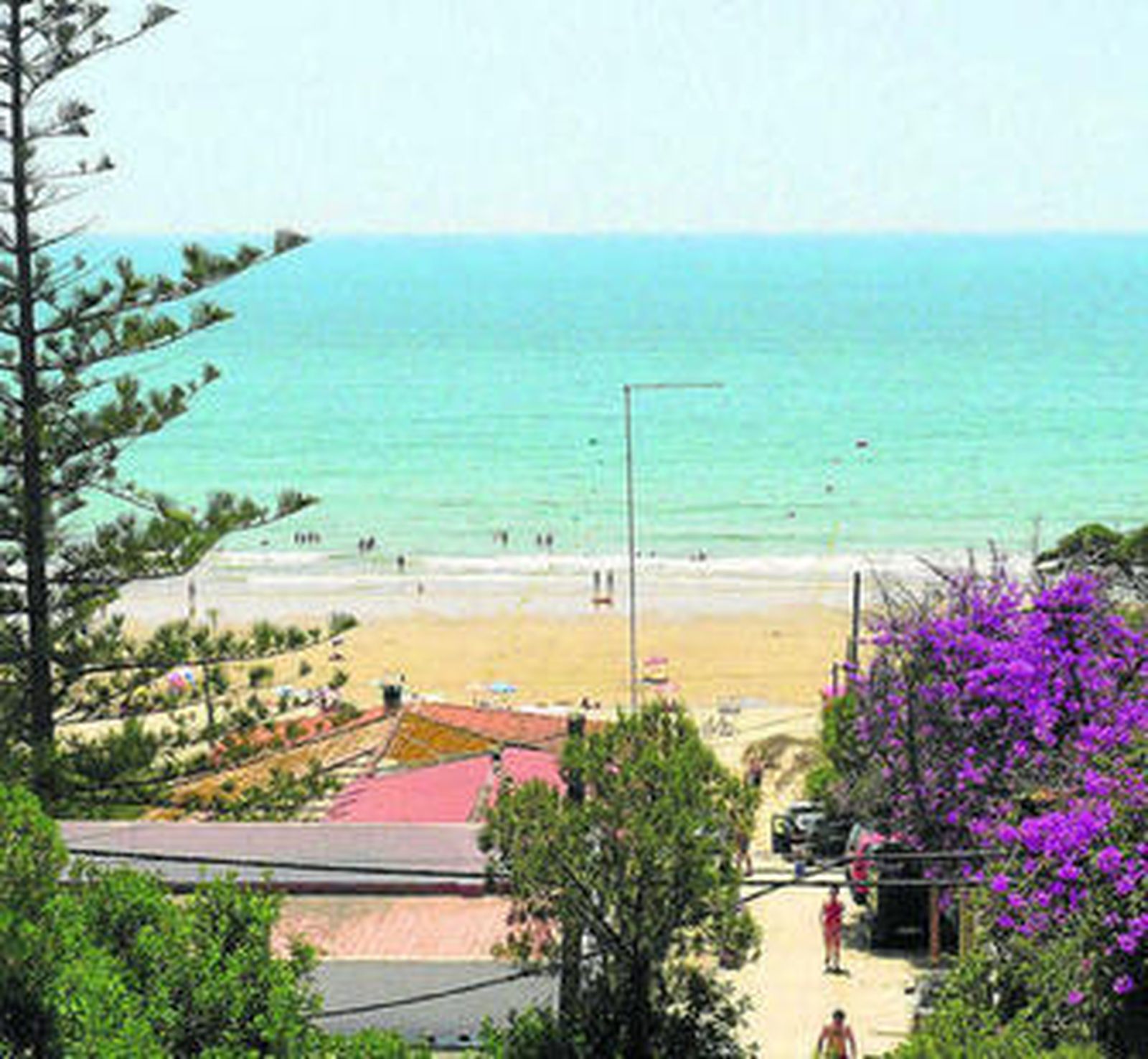 Una parte de la playa de la localidad costera.