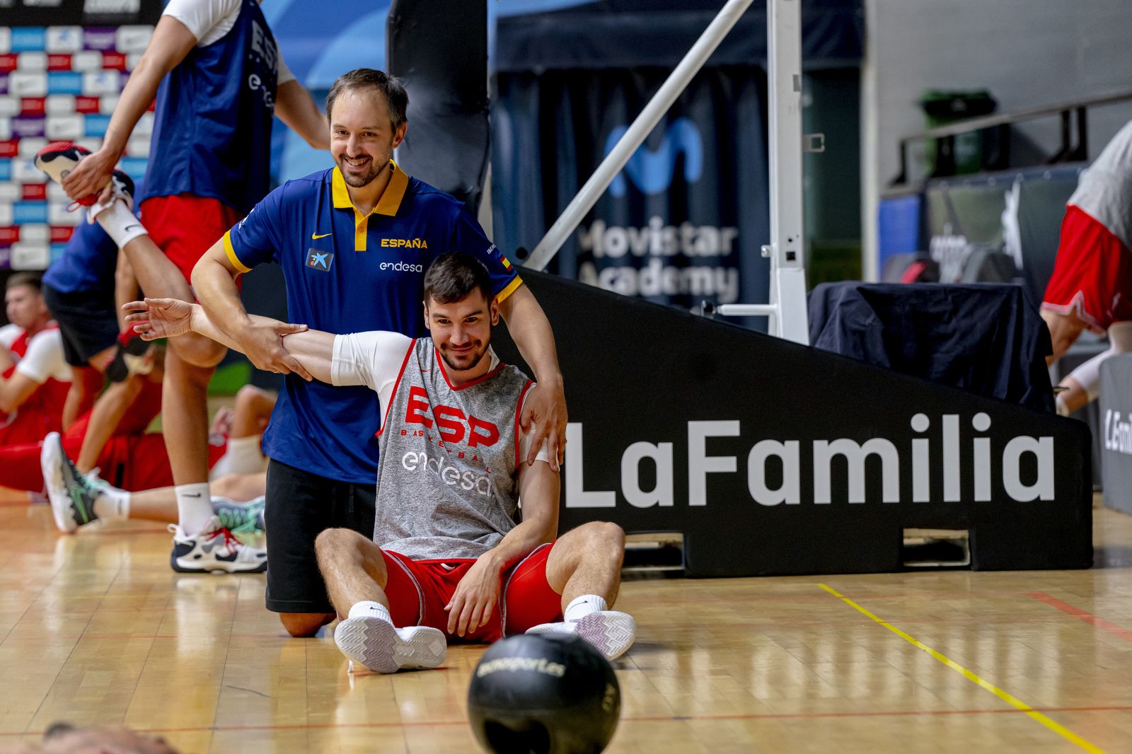 Fotos: Alberto Díaz, Brizuela y Barreiro ya entrenan con España