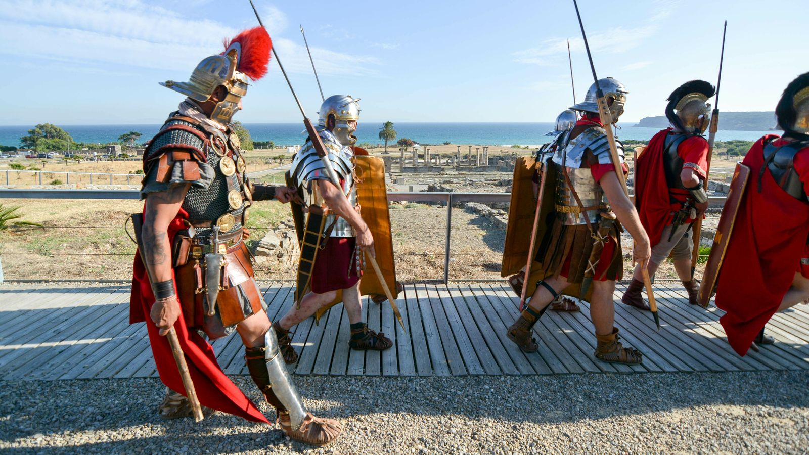 I Jornadas de recreacion historicas  Baelo Romanorum, la Baelo de los romanos.