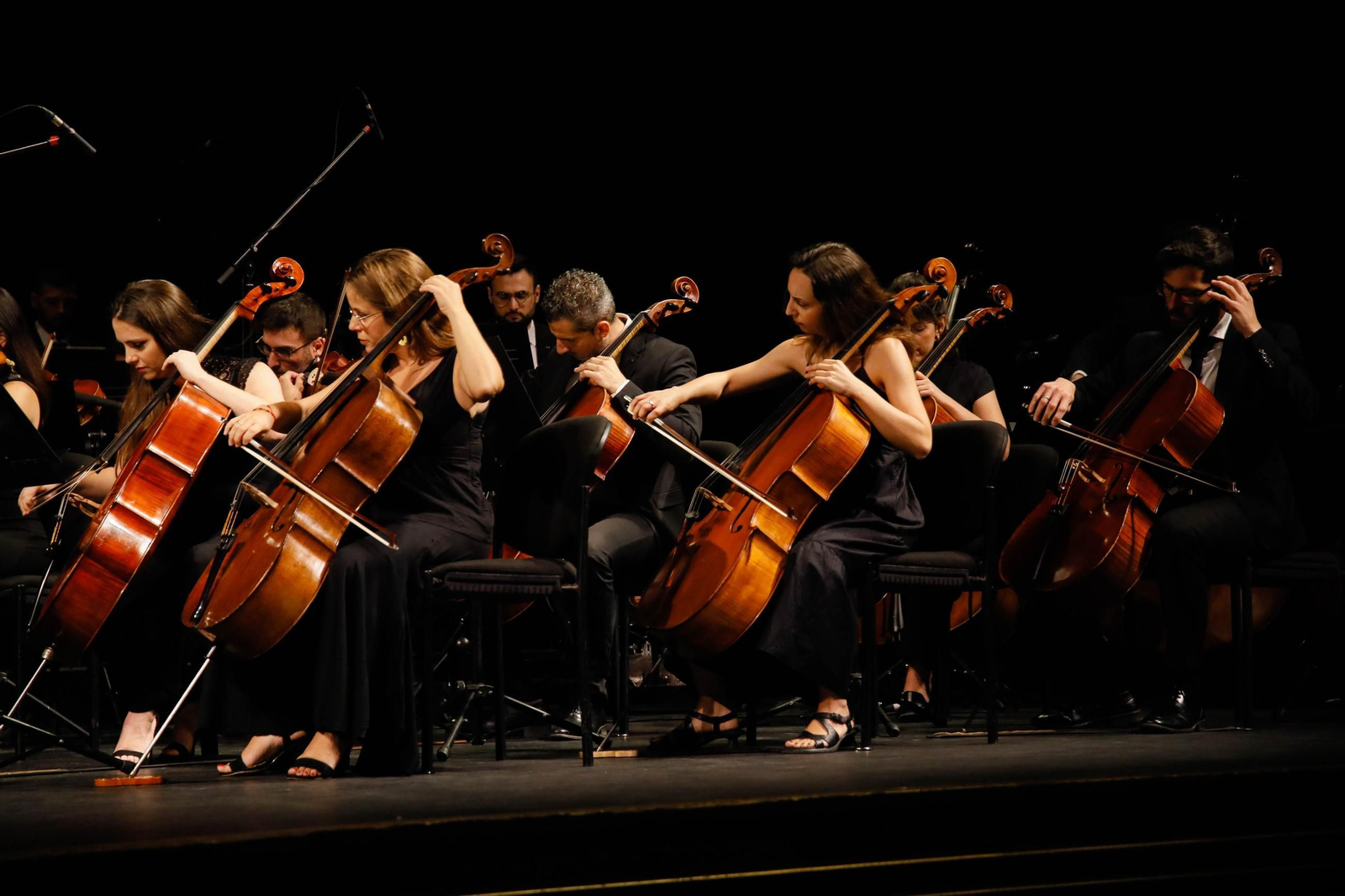 Imágenes de la novena Beethoven interpretado por la OCAL y Orfeón para Cajamar