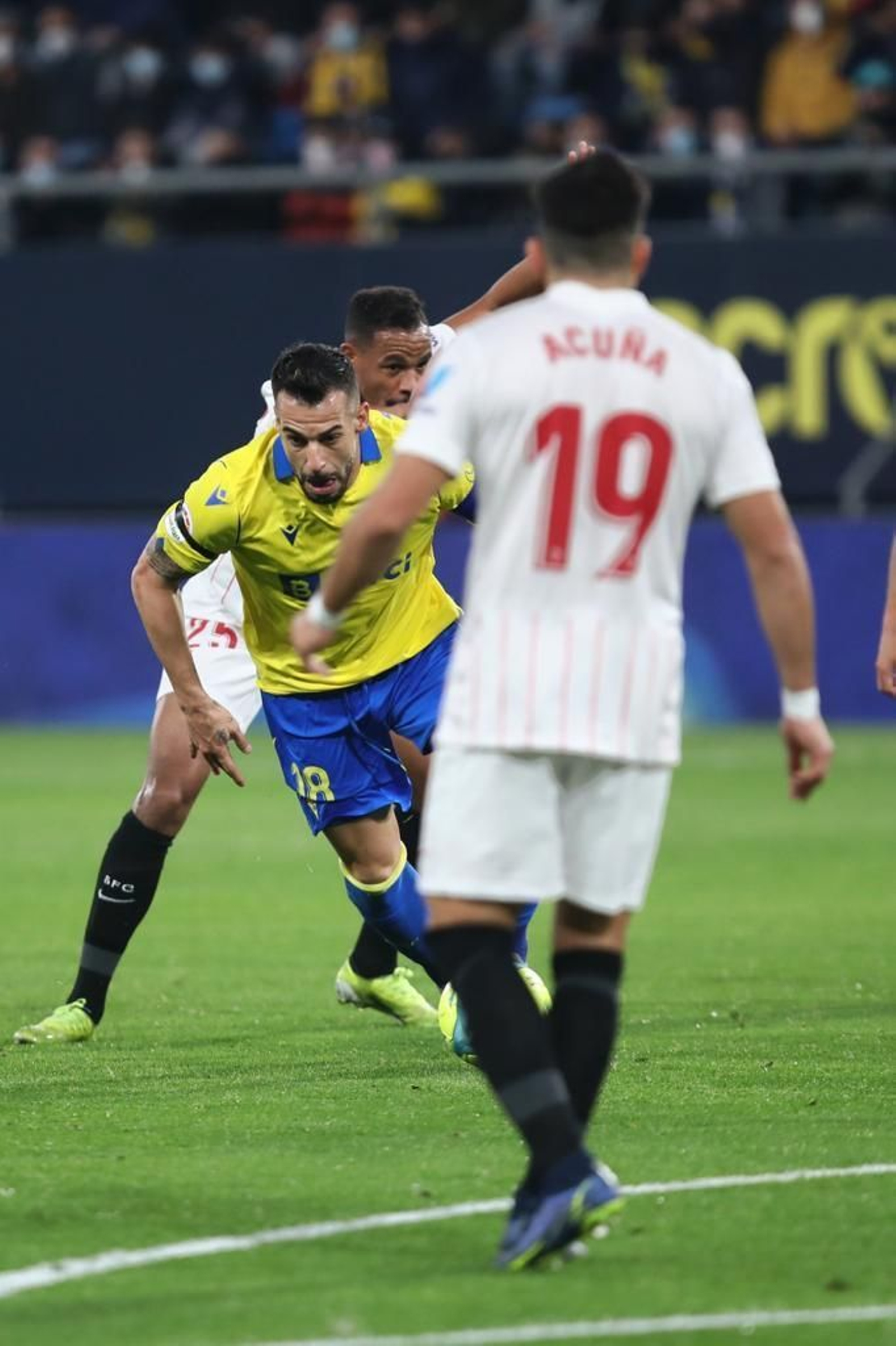 Las imágenes del Cádiz-Sevilla de Liga.