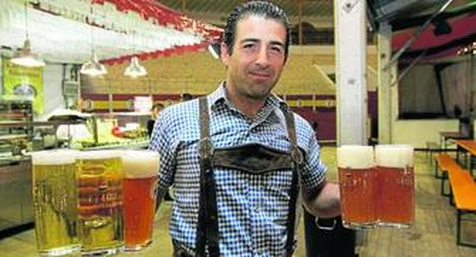 En esta II edición se pueden tomar cuatro tipo de cervezas: rubia, de trigo, negra y sin alcohol.