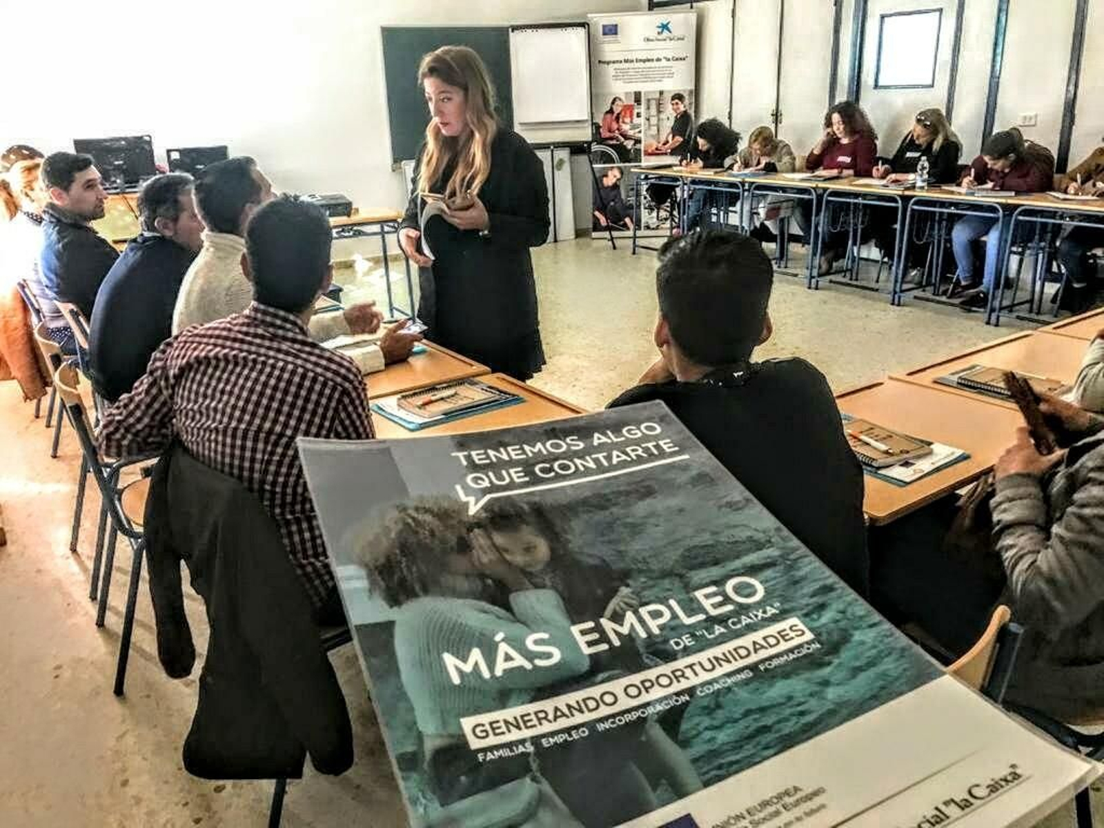 Uno de los encuentros del programa 'Más Empleo'.