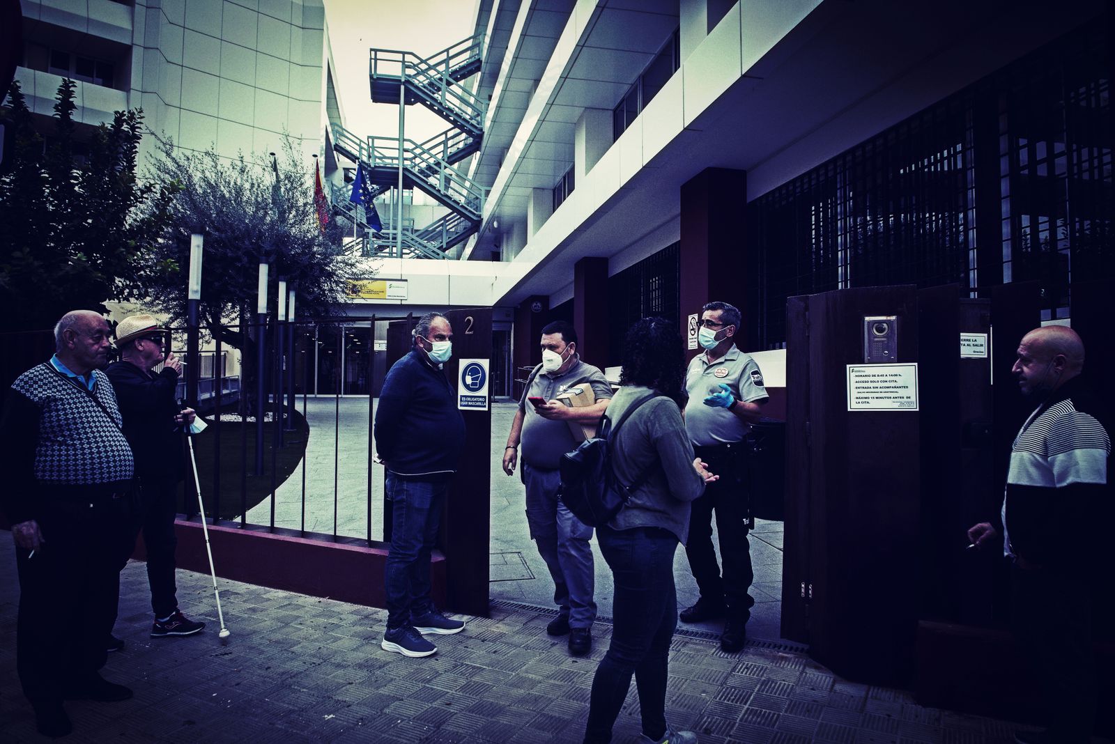 Una oficina de recaudación municipal.