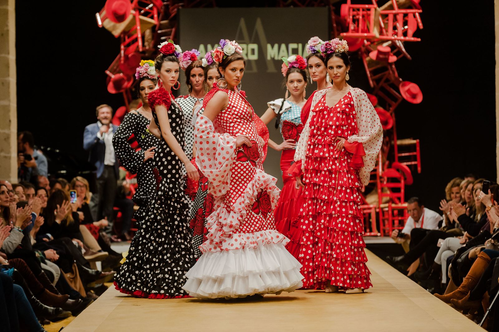 Pasarela Flamenca Jerez 2019: Amparo Maciá, fotos del desfile