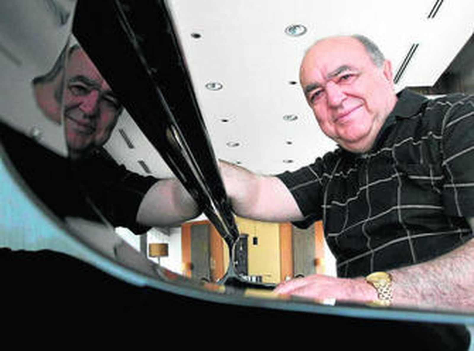 El compositor Lorenzo Palomo, durante una entrevista el pasado año en Córdoba.