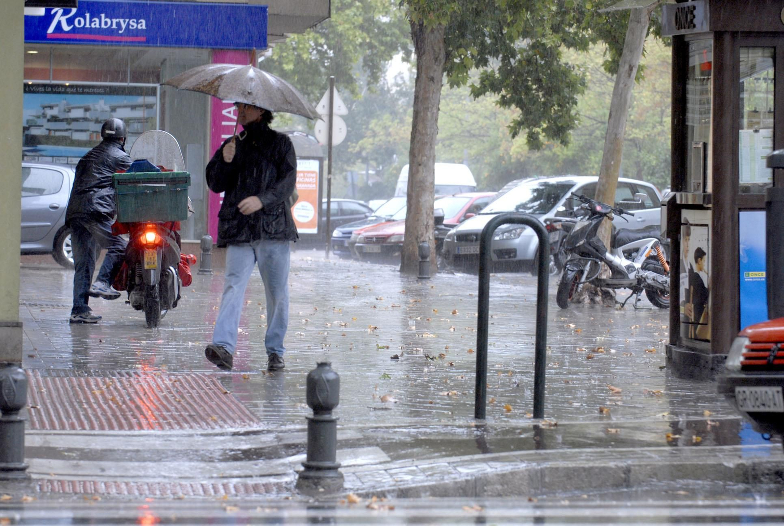Imagen de archivo de una jornada de lluvia.