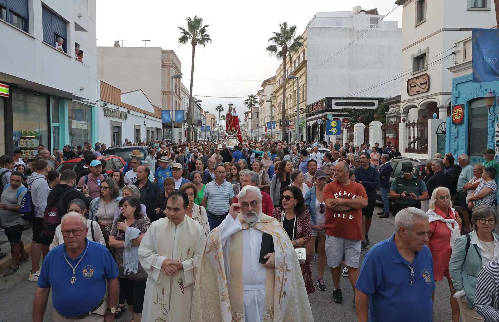 Fotos del regreso de la Virgen de la Luz a su santuario en Tarifa