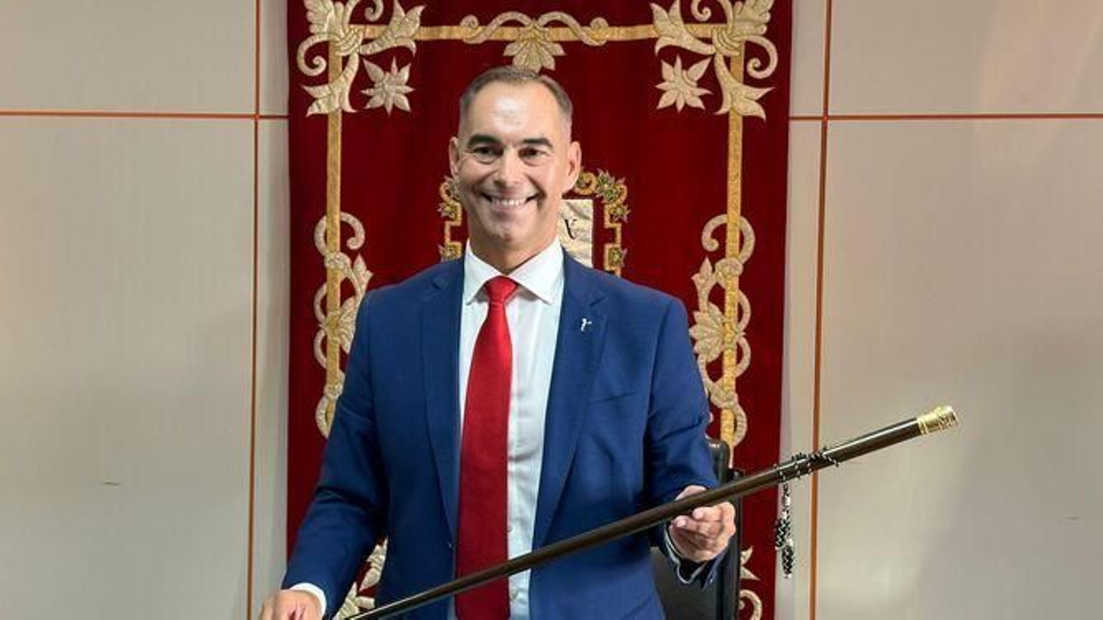 Juan Antonio Lara Martín, en su investidura