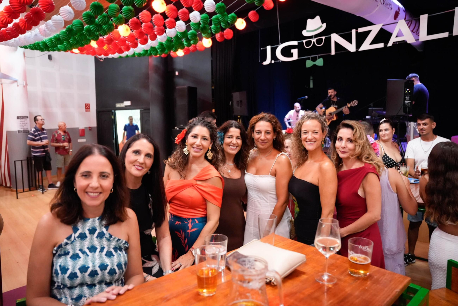 Disfrutando de la feria del mediodía en la jornada del jueves