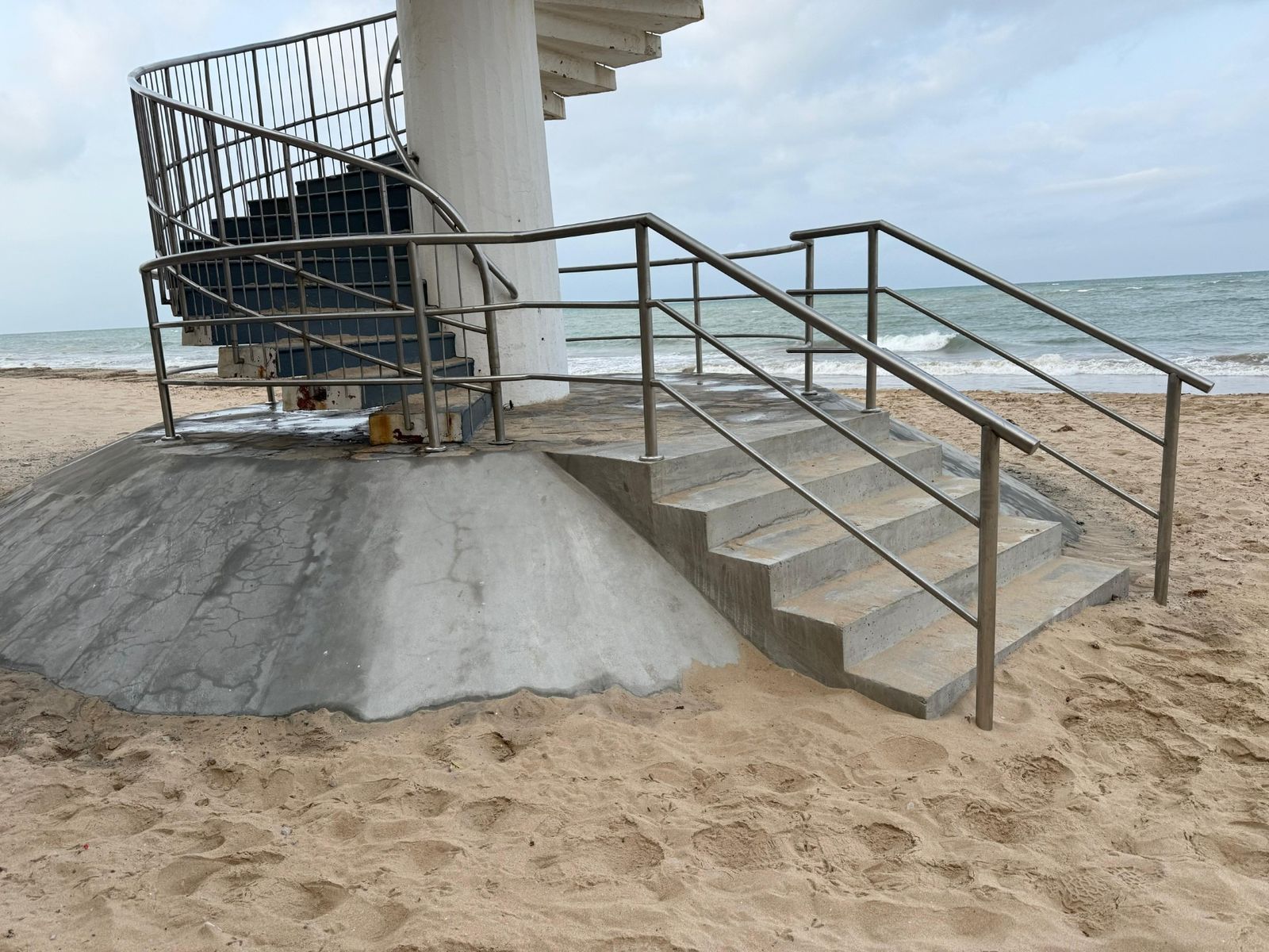 Aspecto que presenta la escalera.