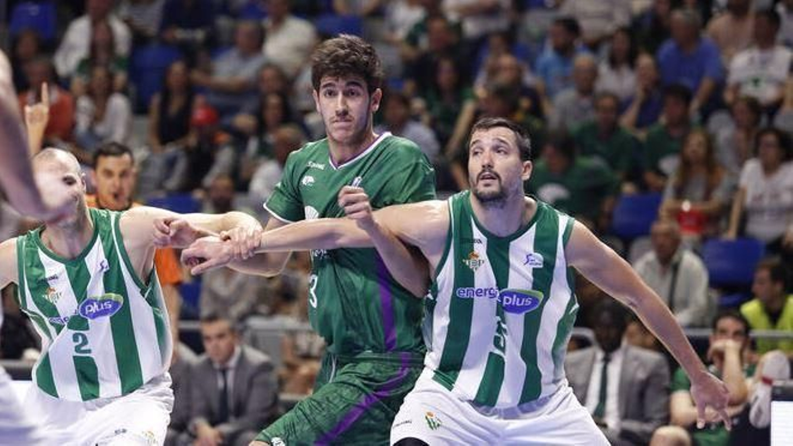 Ignacio Rosa, en un partido con el Unicaja en la ACB.