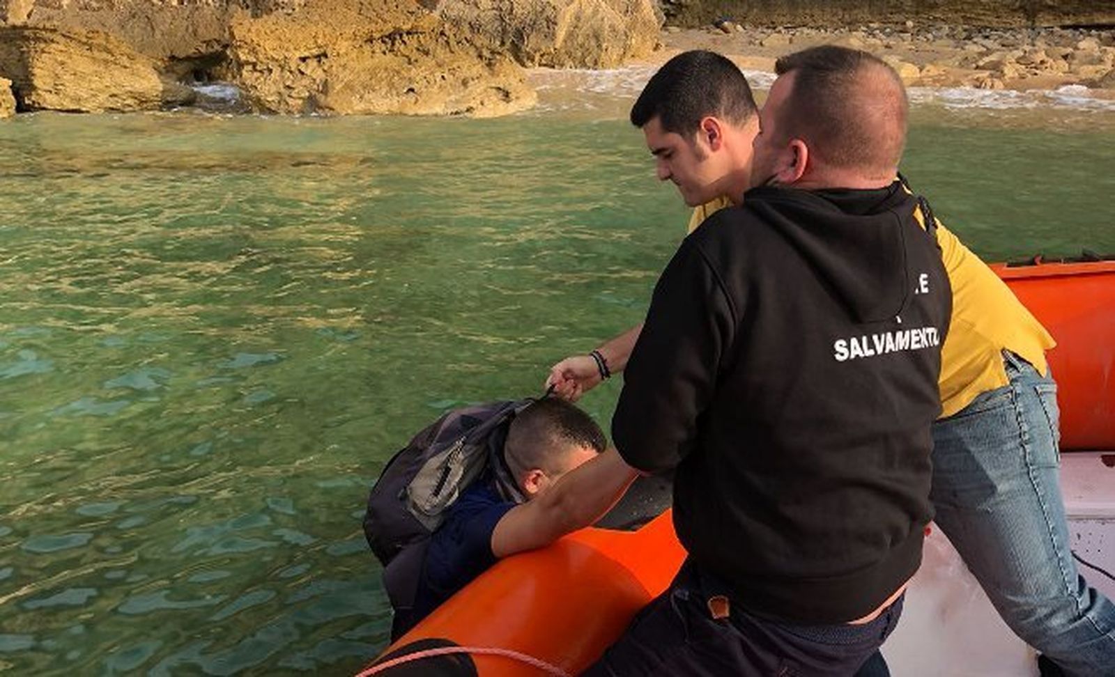 Imágenes del rescate