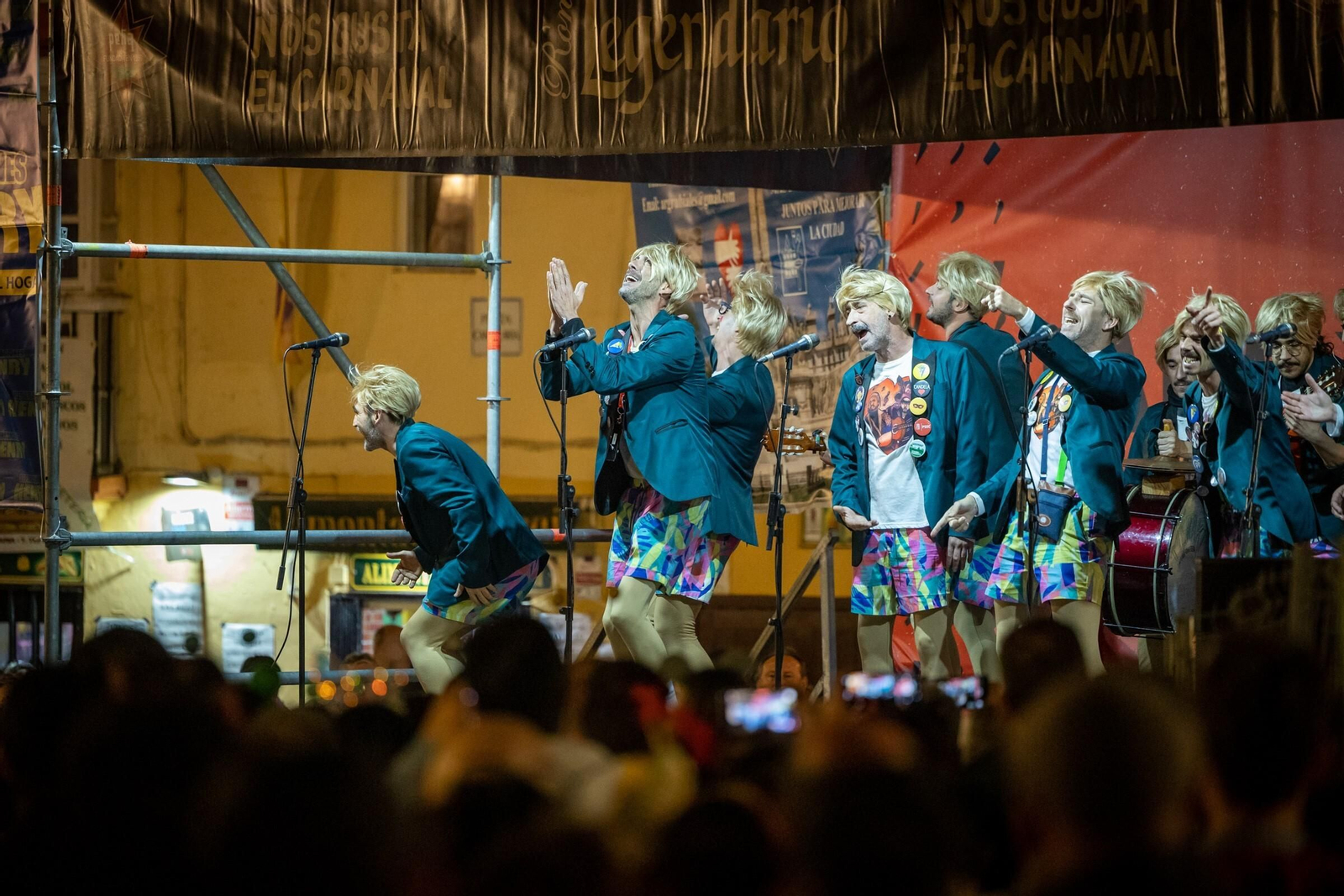 Tablao de Candelaria durante el fin de semana de Carnaval el pasado año