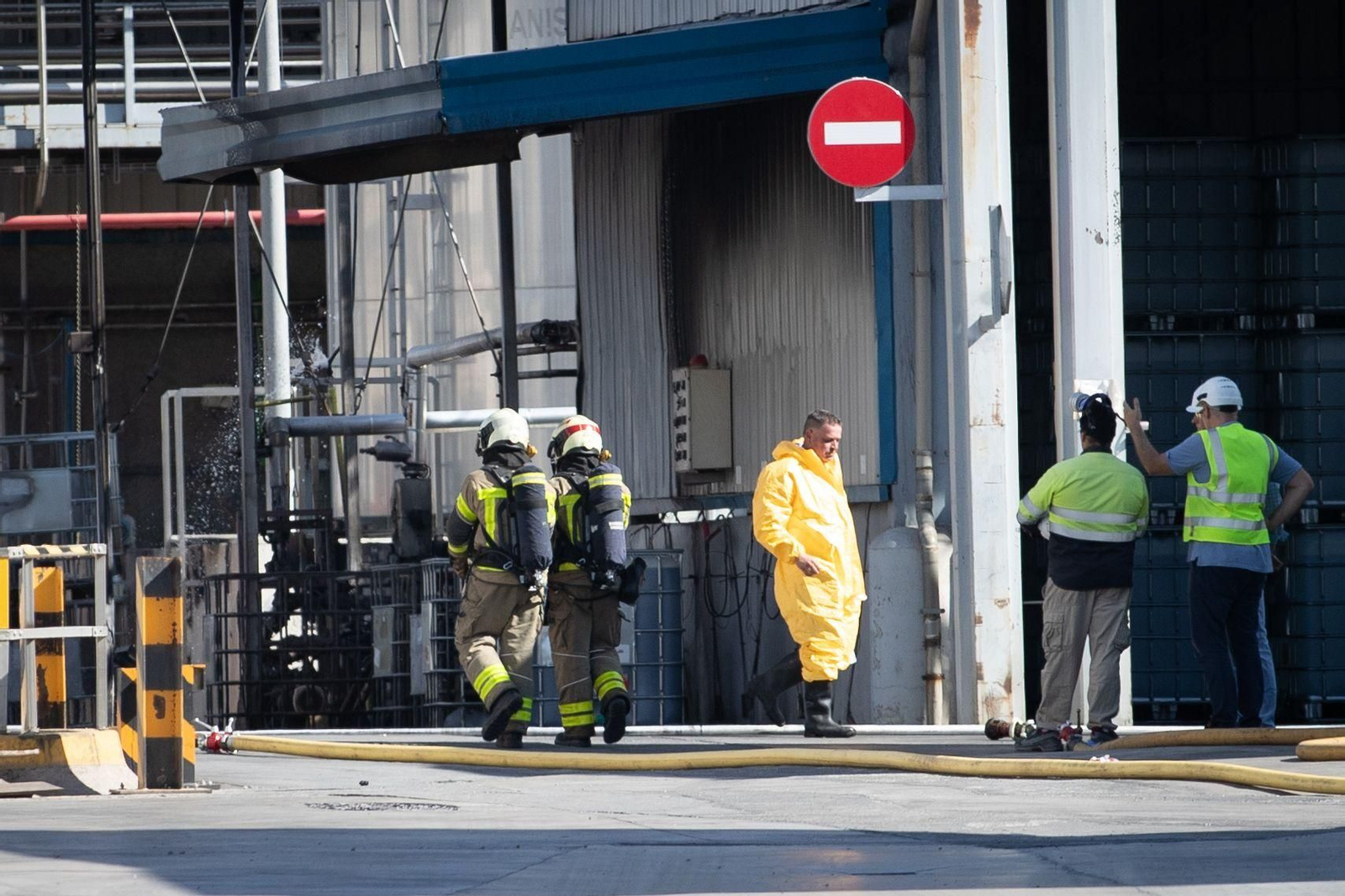 Imagen de la actuación de los Bomberos de Granada en el incendio del pasado agosto