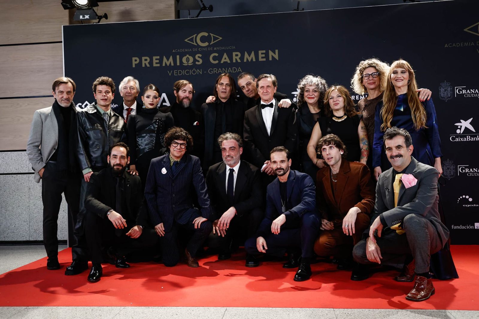 La alfombra roja de los premios Carmen en Granada