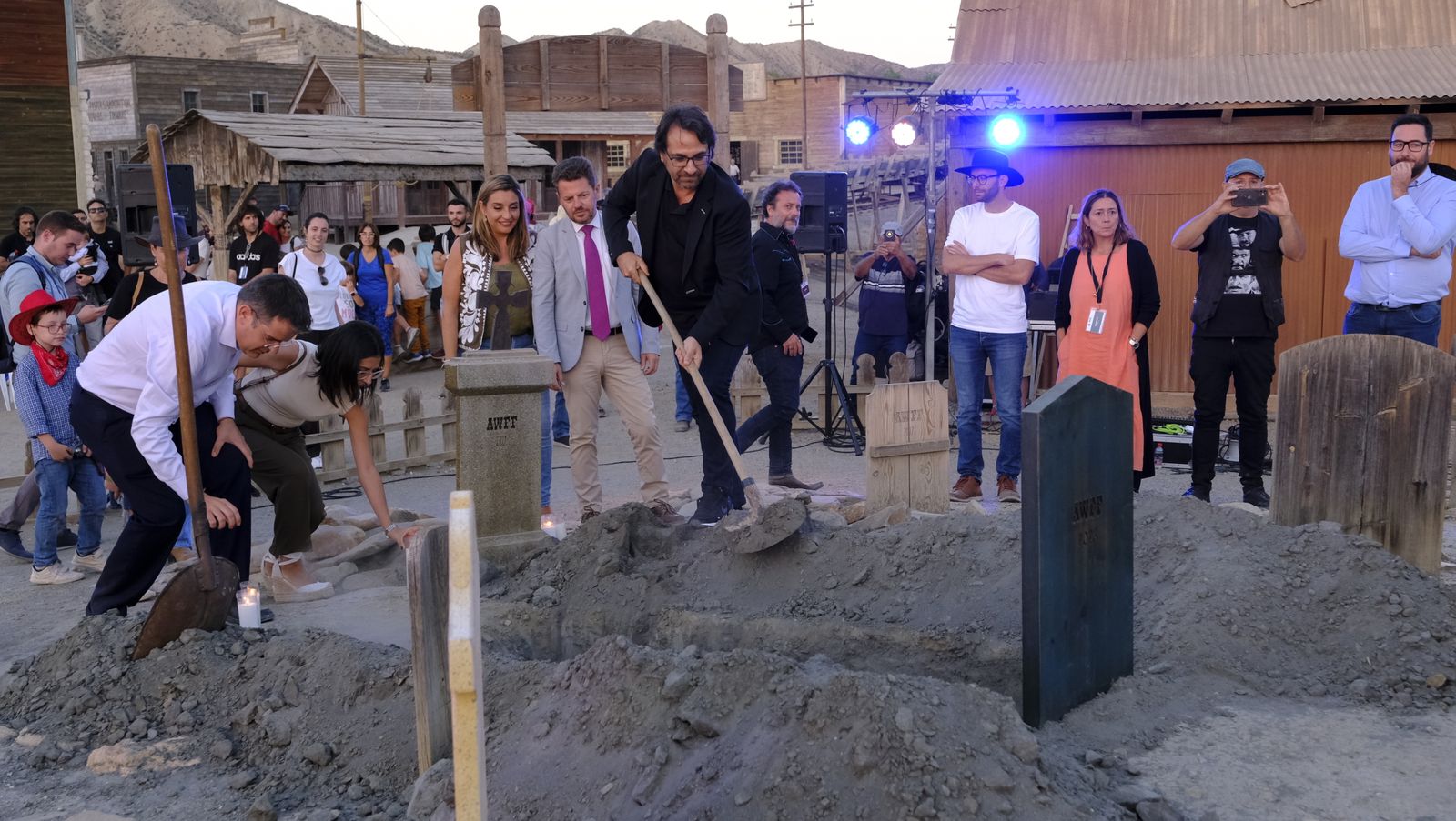 Imágenes de la inauguración del Almería Western Film Festival, en Tabernas