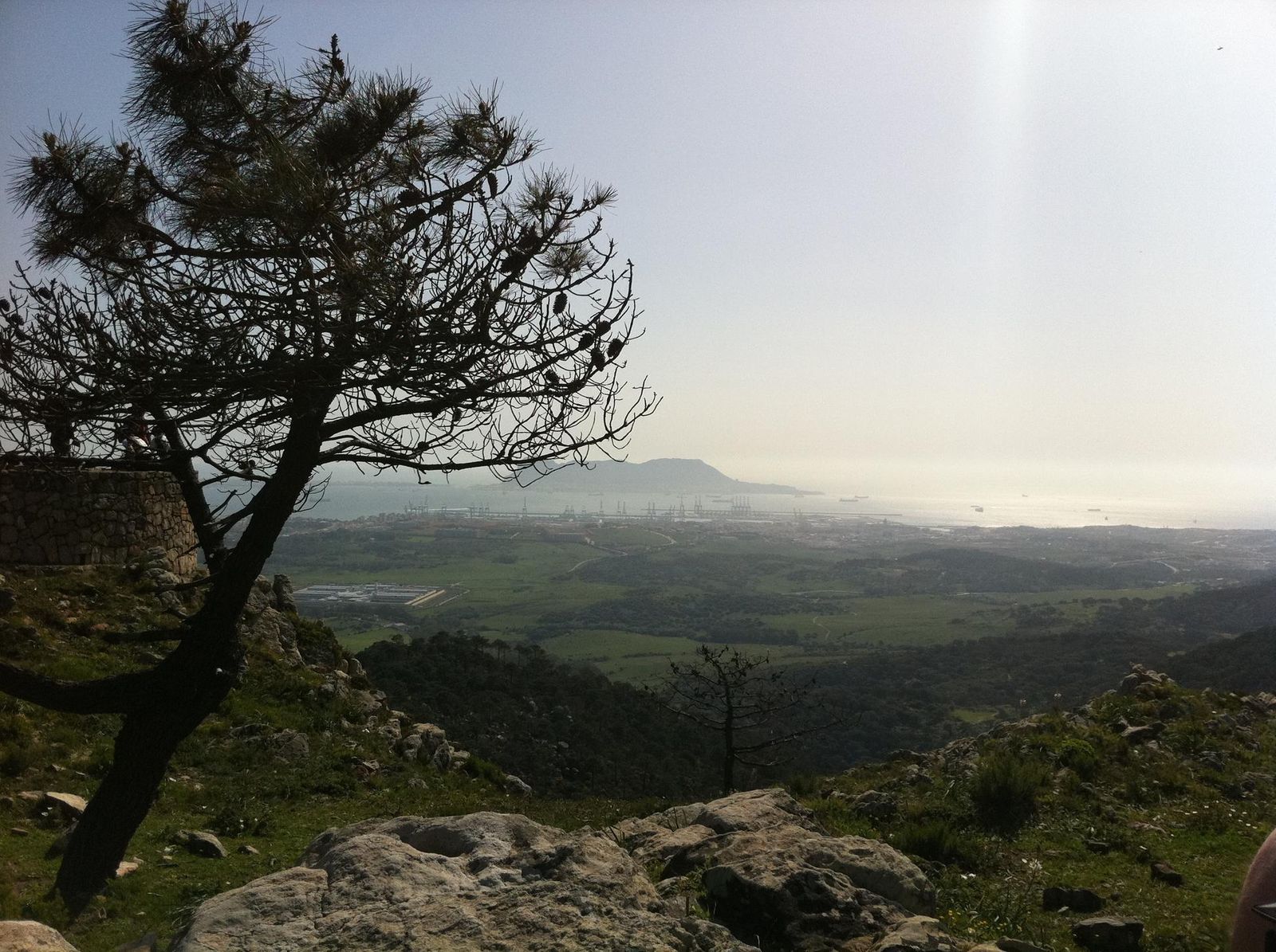 La Bahía de Algeciras, desde el Hoyo de Don Pedro.