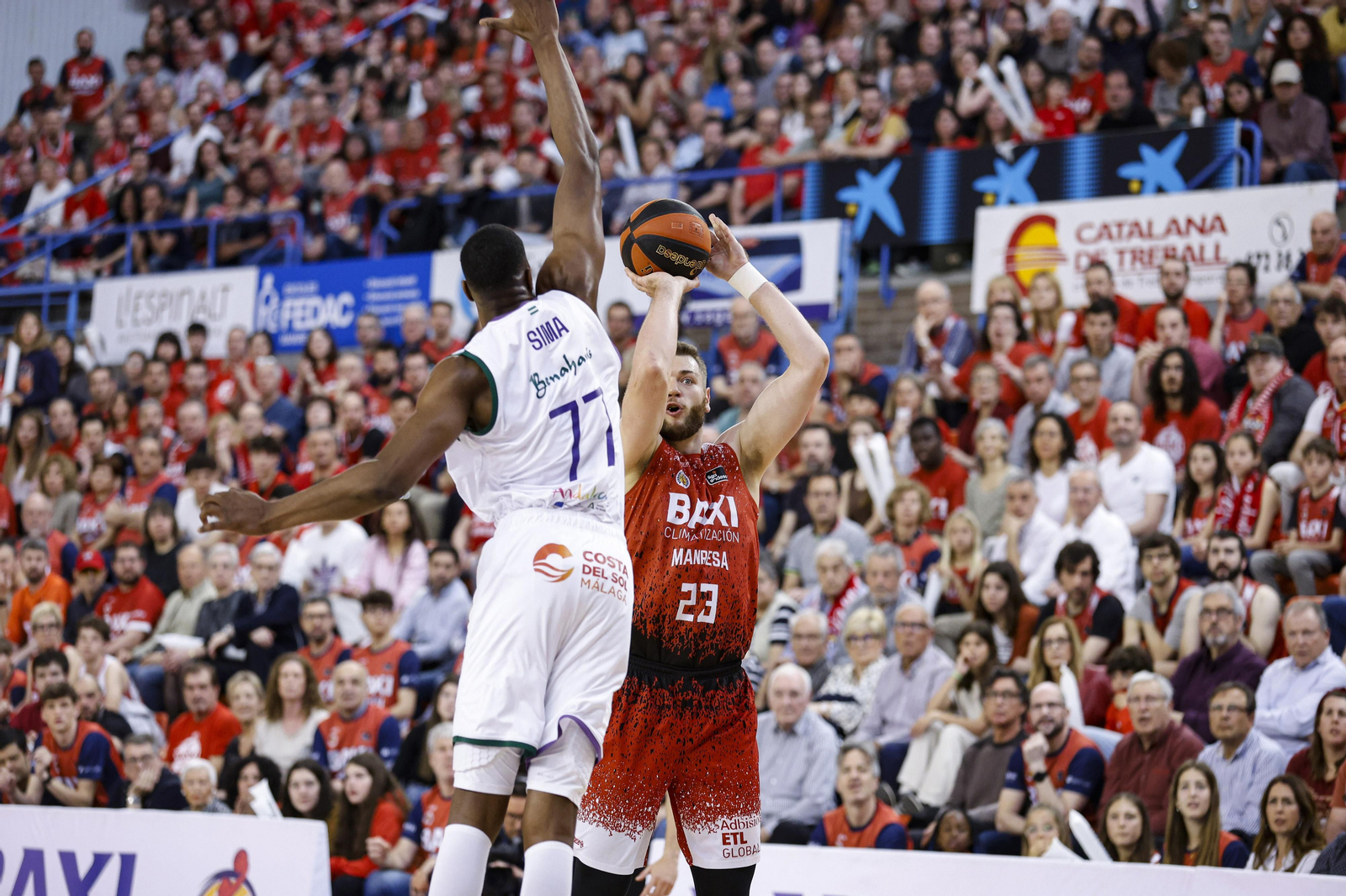 El Baxi Manresa - Unicaja, en fotos