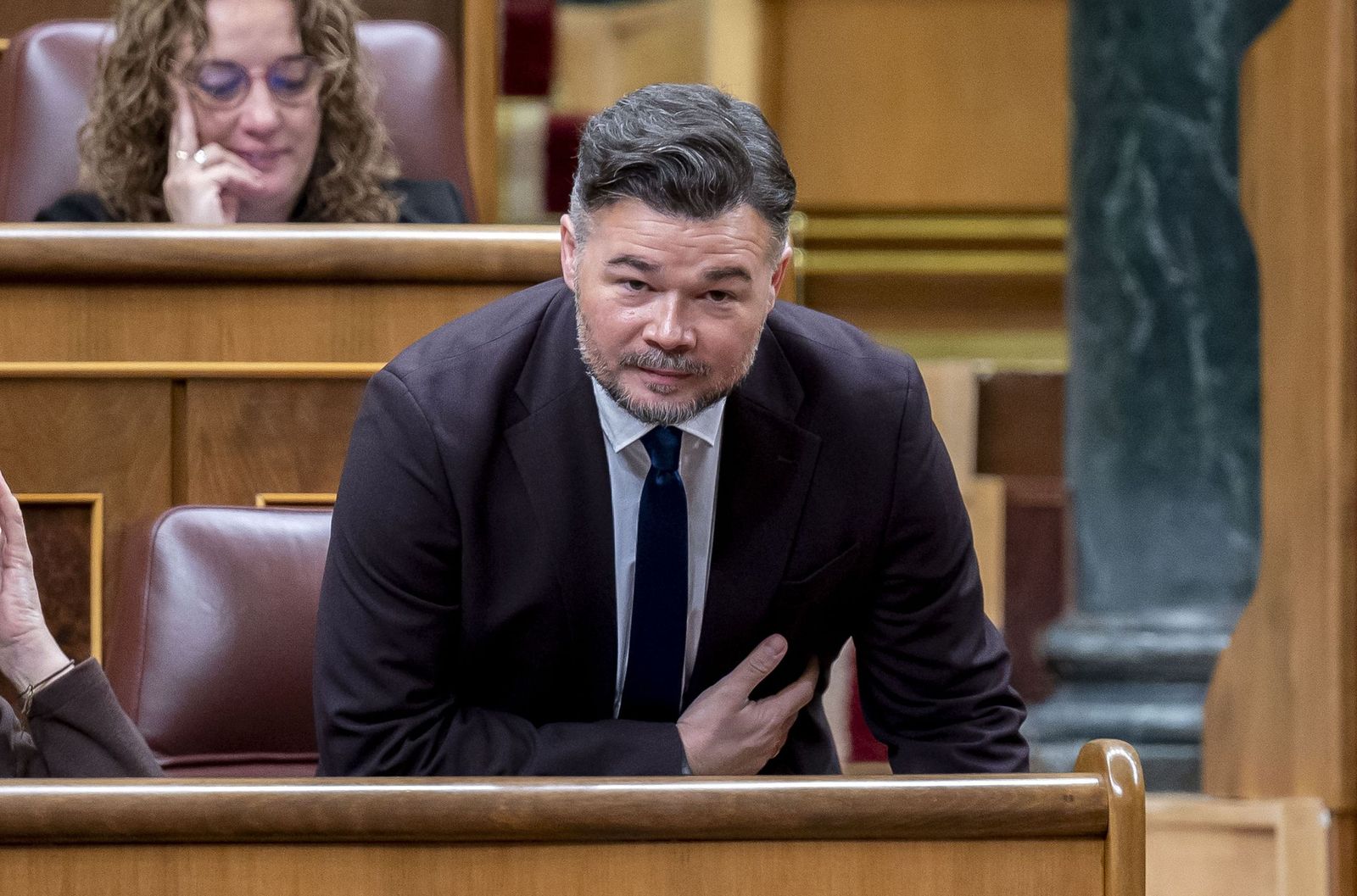 El portavoz de ERC, Gabriel Rufián.