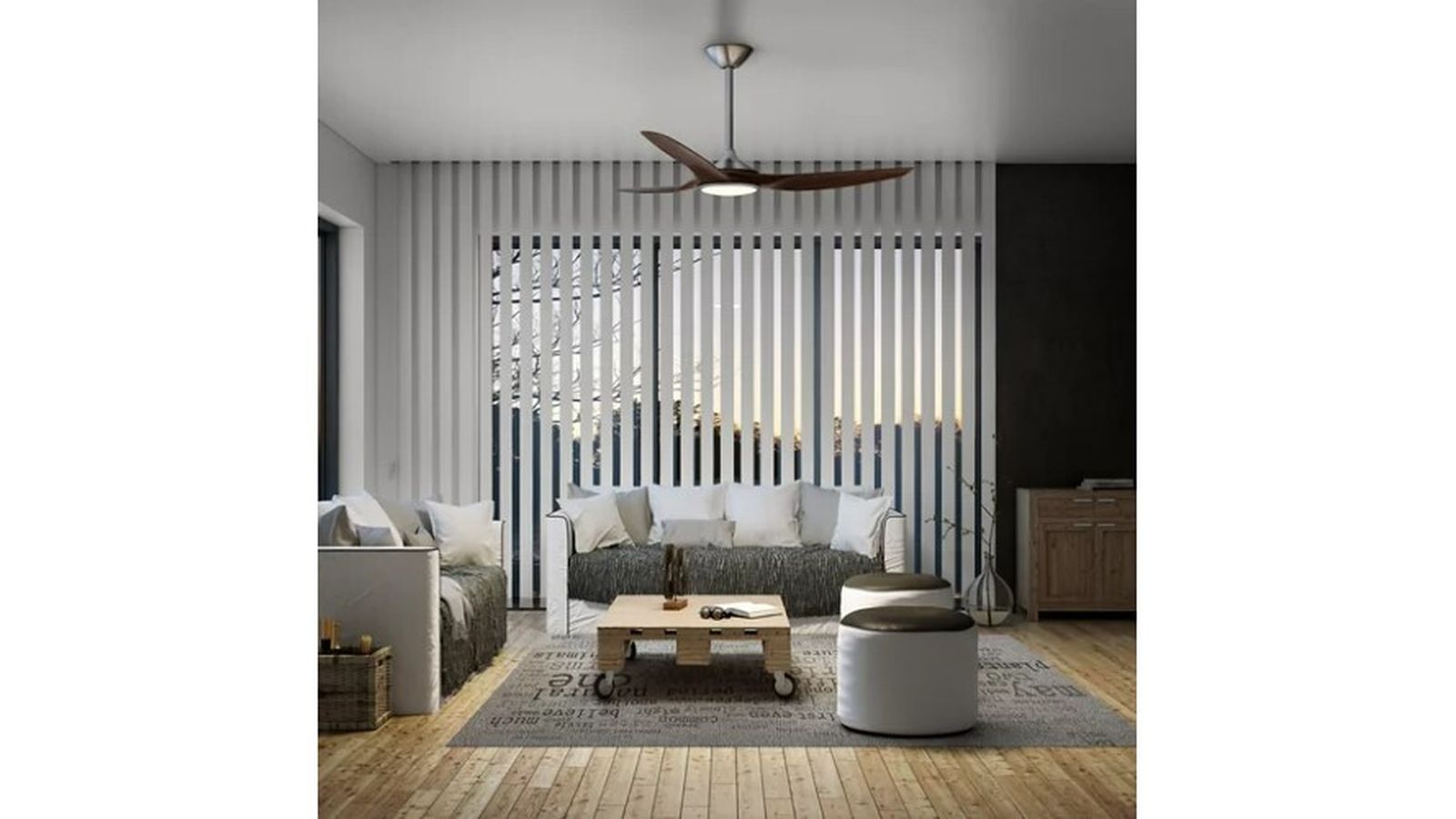 Ventilador de techo con luz INSPIRE Java